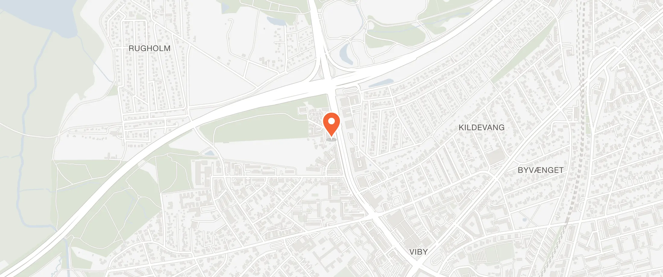 Kort over Abildgården Viby, Damagervej 10, 8260 Viby J