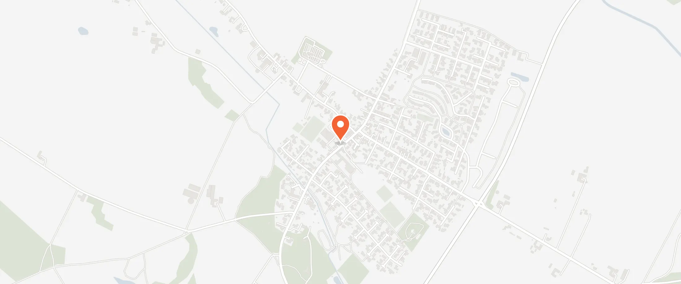 Kort over Alslev Forsamlingshus, Bredgade 34, Alslev, 6800 Alslev