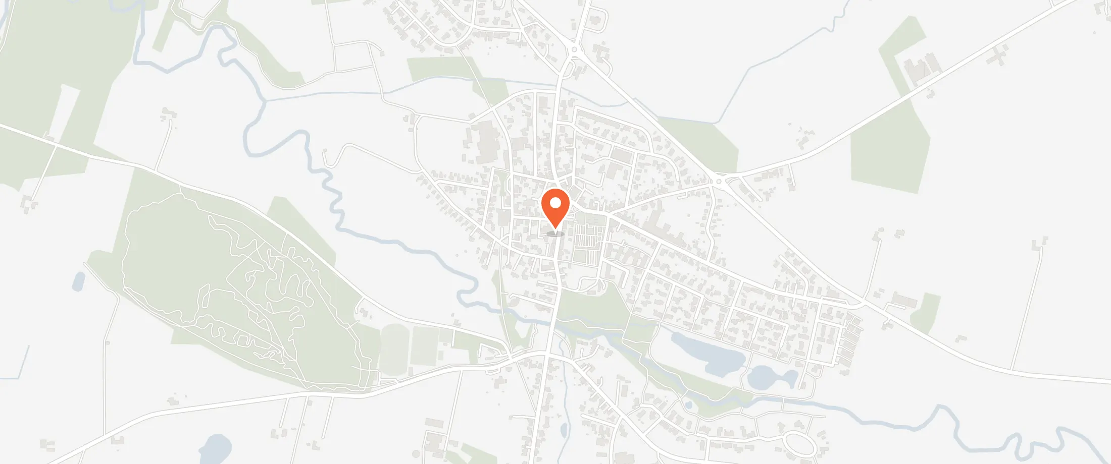 Kort over Ansager Hotel og Hytteby, Søndergade 2, 6823 Ansager