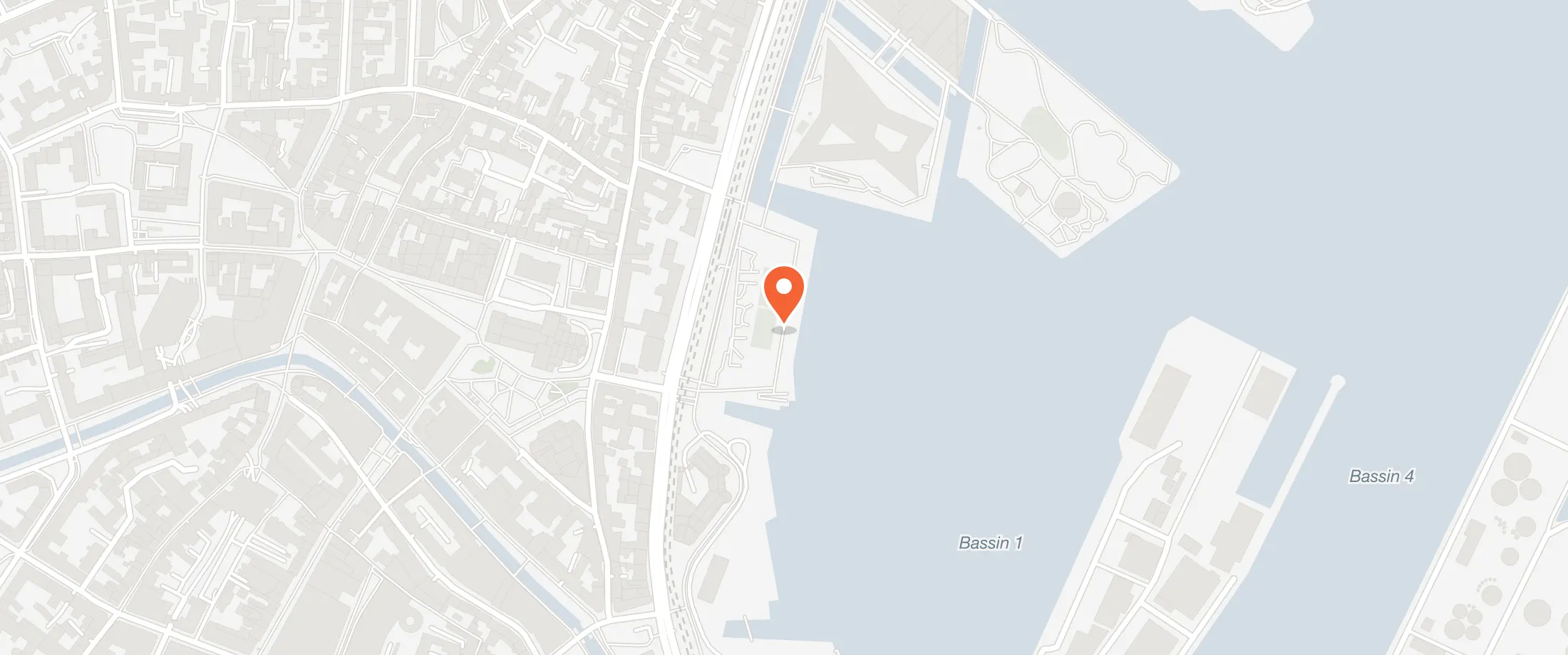Kort over Aros Cruises (M/S Helene), Herman Sallings Plads 2, 8000 Aarhus