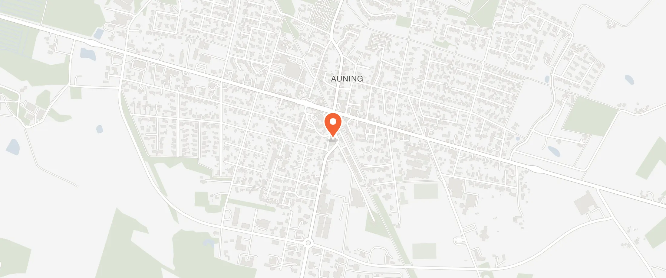 Kort over Auning Kro, Torvegade 12, 8963 Auning