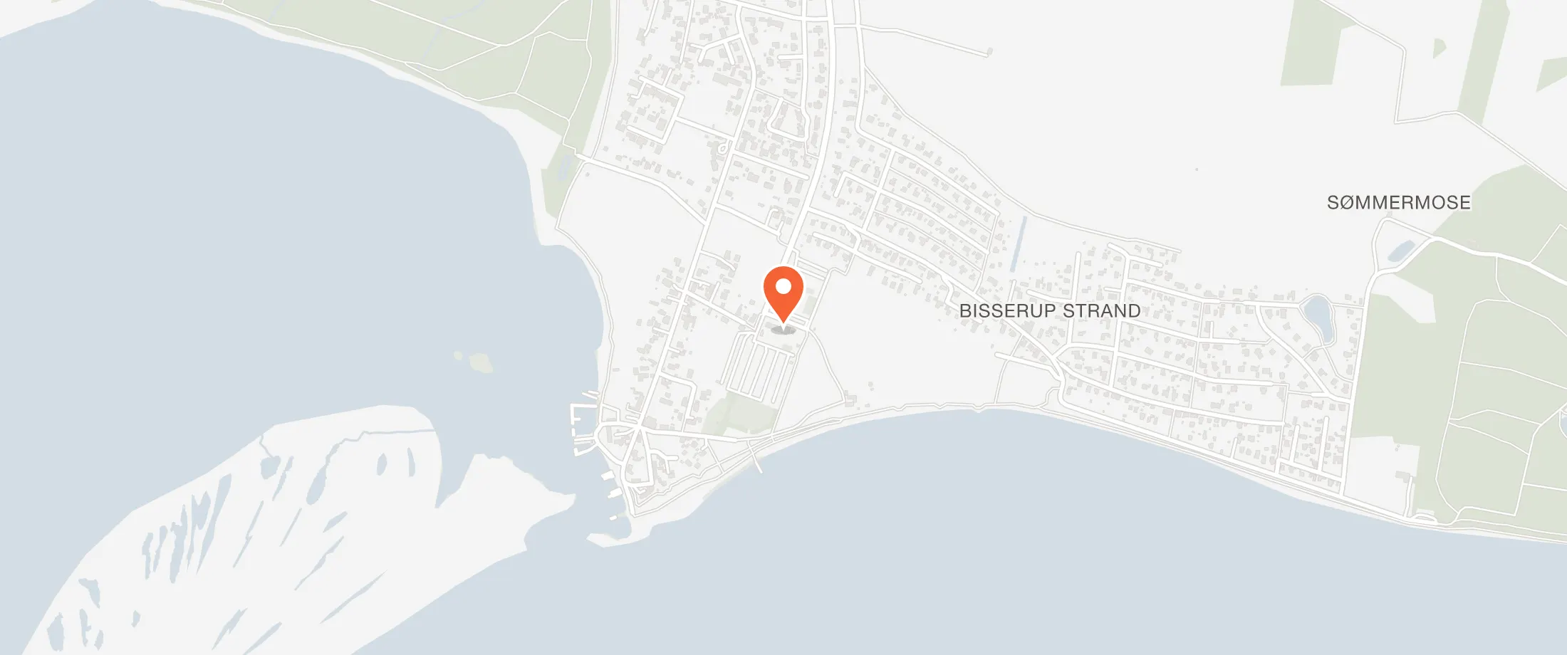 Kort over Bisserup Forsamlingshus, Skafterupvej 184, 4243 Bisserup