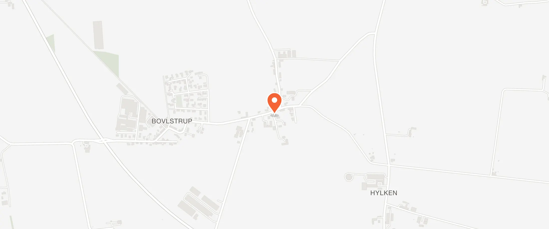 Kort over Boulstrup Forsamlingshus, Vestergårdsvej 48, Boulstrup, 8300 Boulstrup, Odder