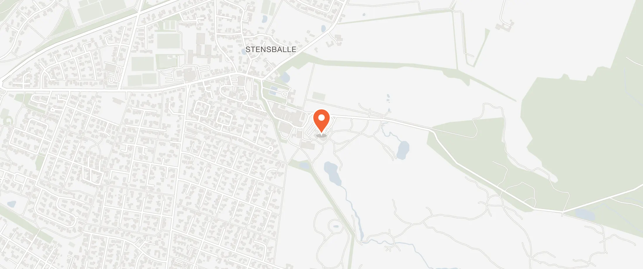 Kort over BRASSERIET Stensballegaard, Stensballegaardvej 7, 8700 Horsens