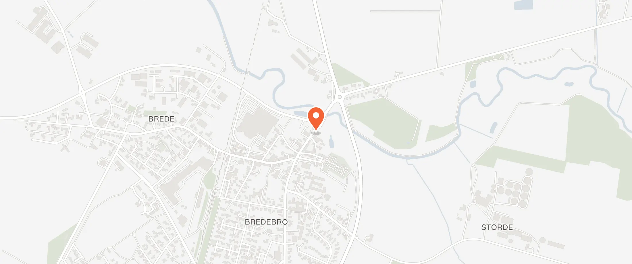 Kort over Bredebro Kro, Brogade 10, 6261 Bredebro