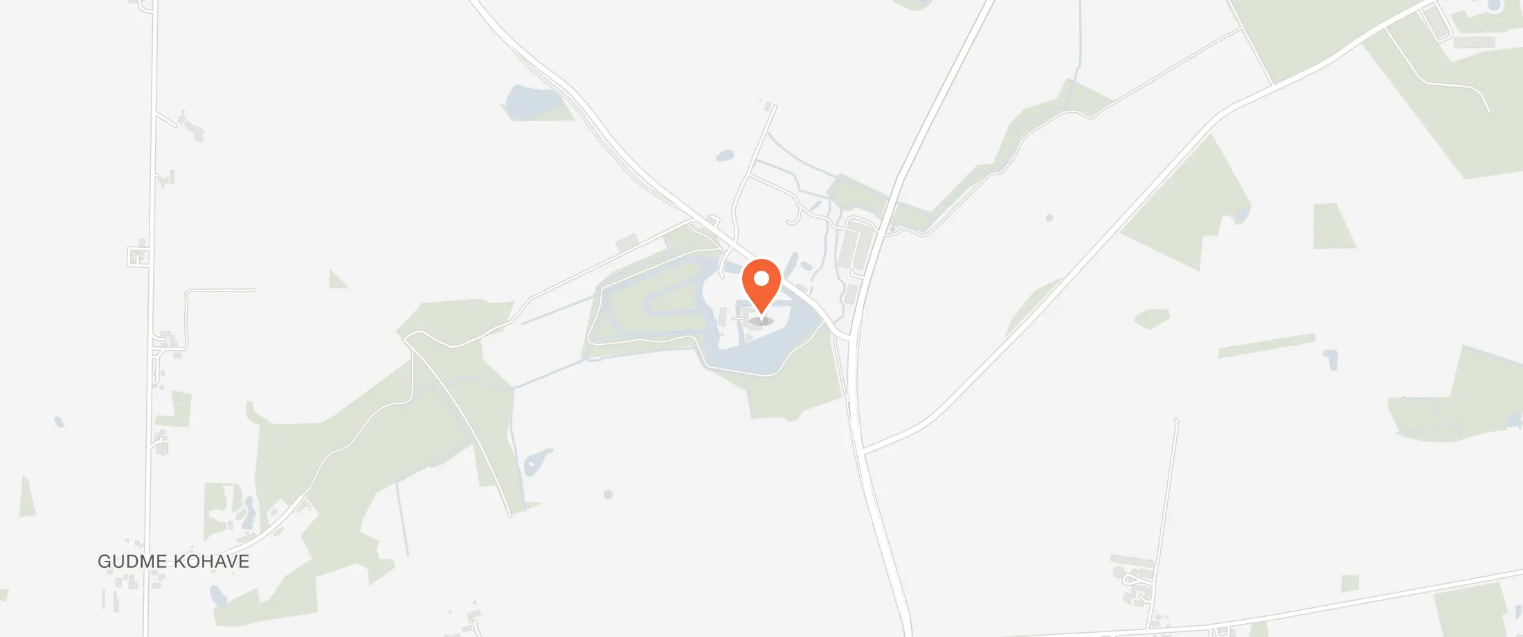 Kort over Broholm Slot, Broholmsvej 32, 5884 Gudme