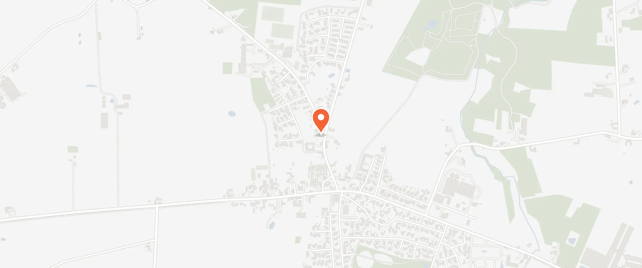 Kort over Brylle Forsamlingshus, Toftevej 13, 5690 Brylle