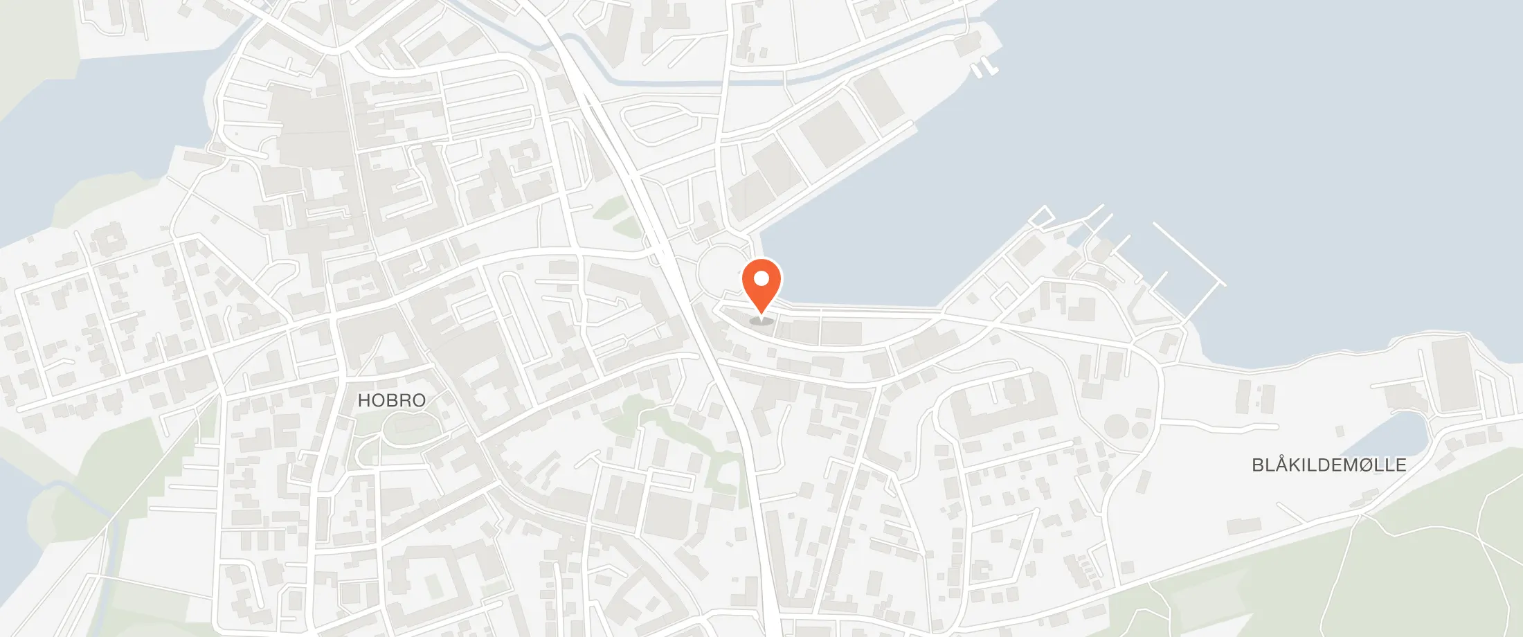 Kort over Café K, Søndre Kajgade 8, 9500 Hobro