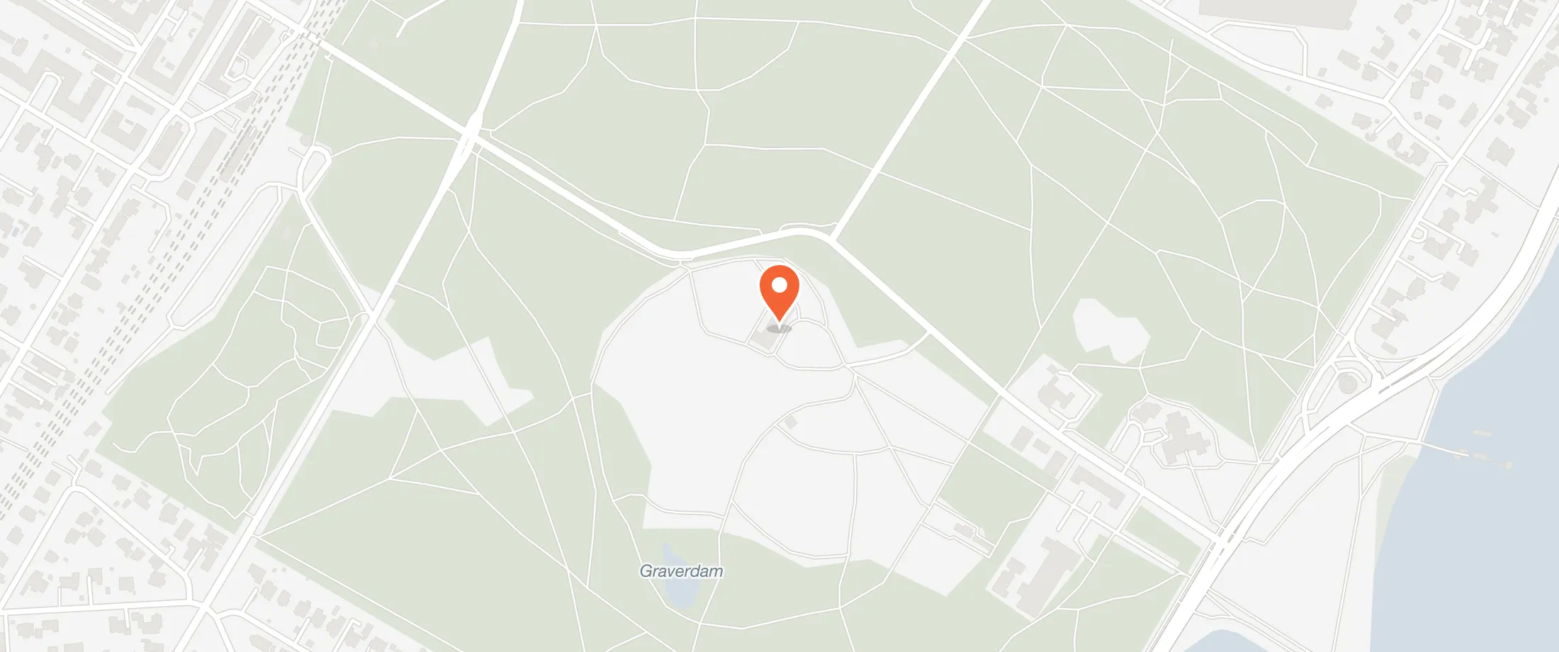 Kort over Charlottenlund Slot, Jægersborg Allé 1, 2920 Charlottenlund