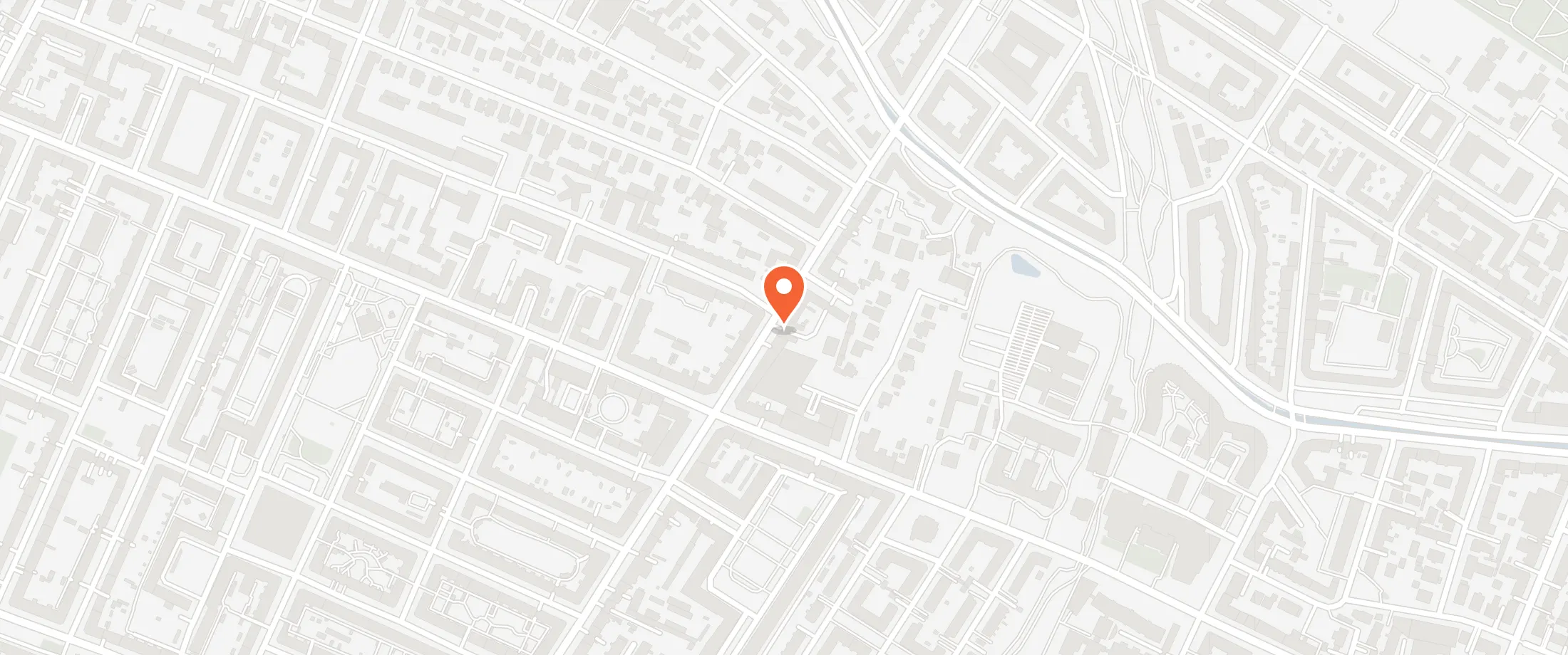 Kort over Cirkelordenens Selskabslokaler, Falkoner Allé 96, 2000 Frederiksberg