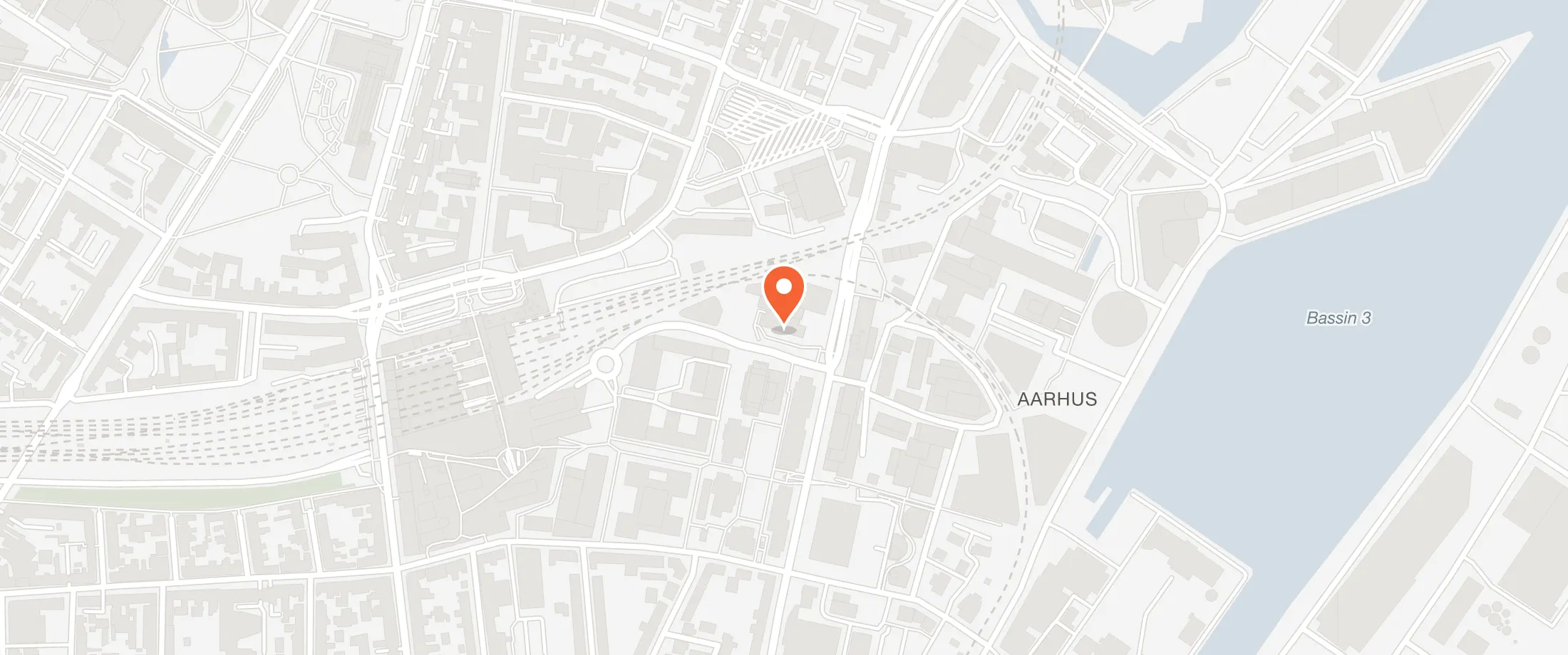 Kort over Comwell Aarhus, Værkmestergade 2, 8000 Aarhus