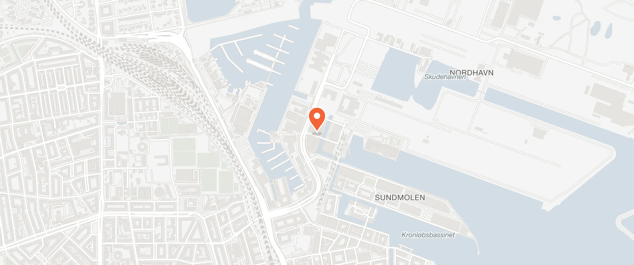 Kort over Comwell Copenhagen Portside, Alexandriagade 1, 2150 Nordhavn