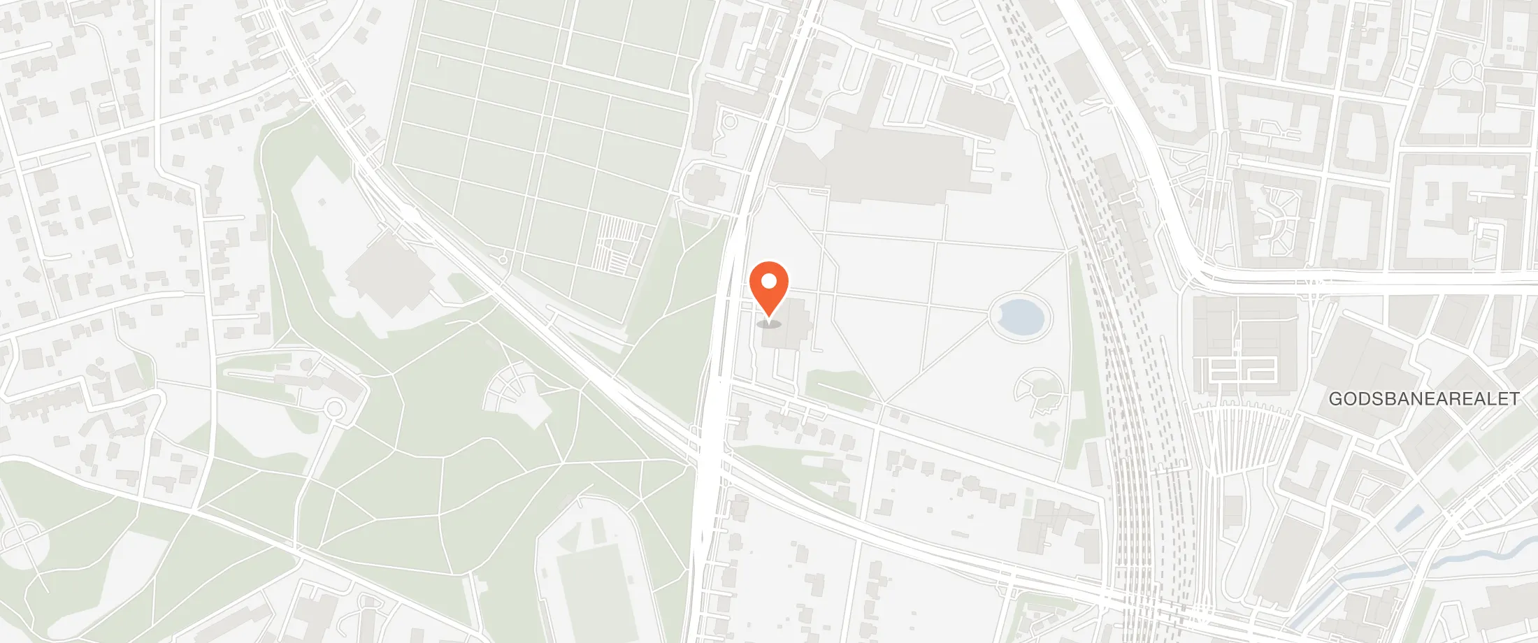 Kort over Comwell Hvide Hus Aalborg, Vesterbro 2, 9000 Aalborg