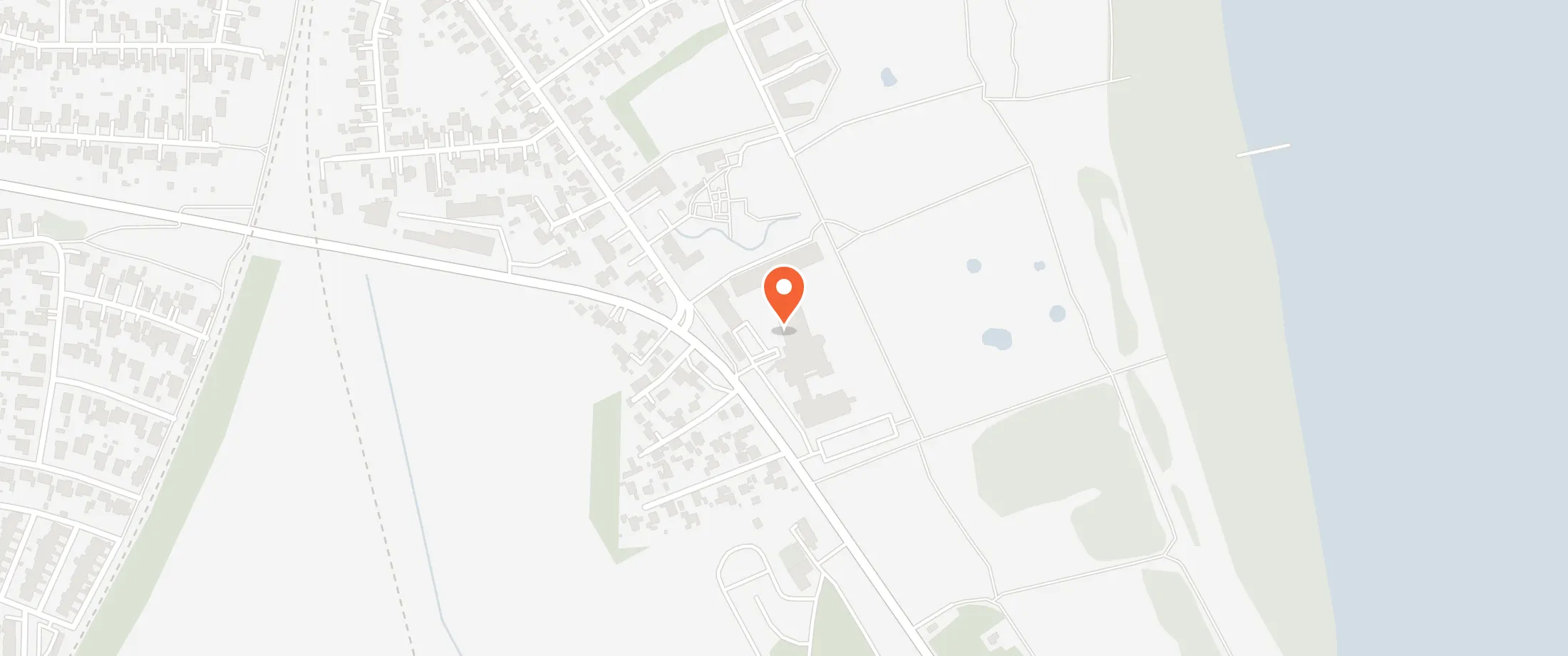 Kort over Comwell Køge Strand, Strandvejen 111, 4600 Køge
