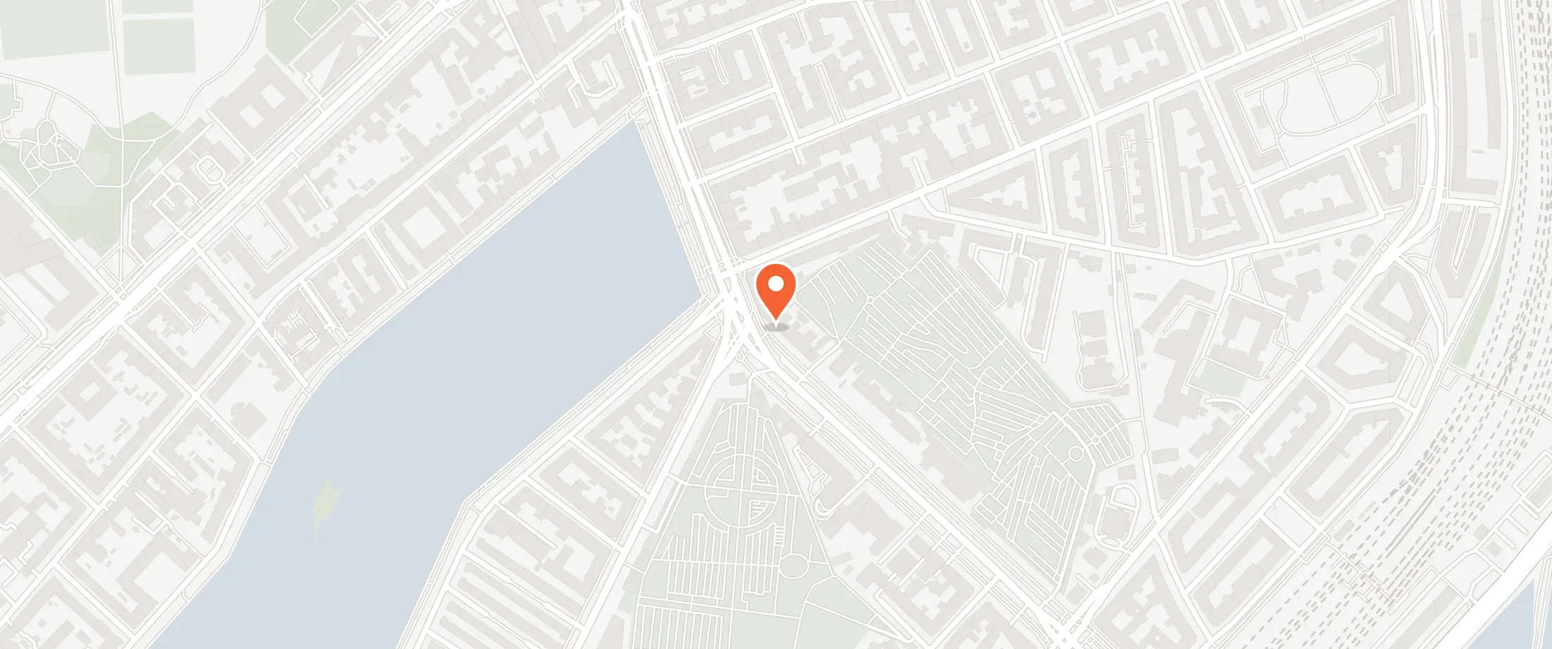 Kort over Dag H, Dag Hammarskjölds Allé 38, 2100 Østerbro