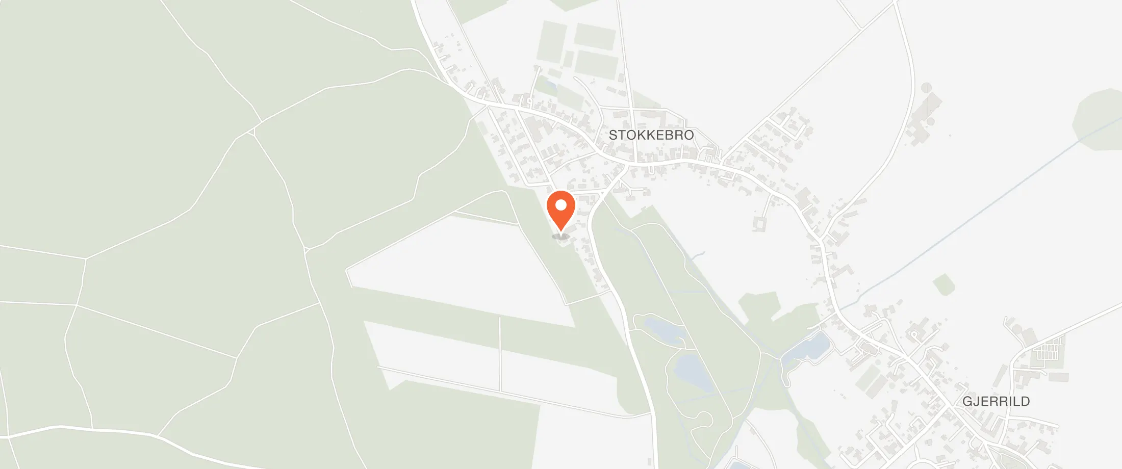 Kort over Danhostel Gjerrild, Dyrehavevej 9, 8500 Gjerrild
