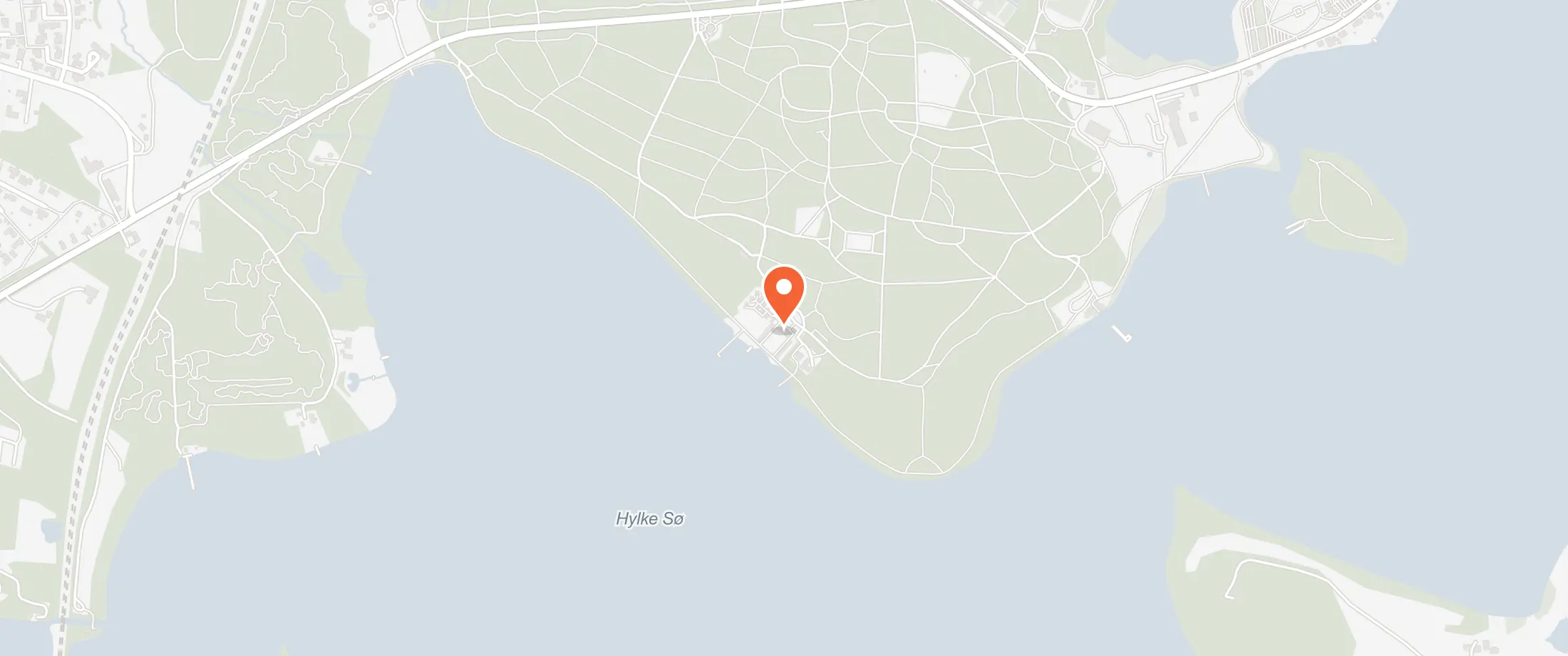 Kort over Danhostel Skanderborg, Kindlersvej 9, 8660 Skanderborg