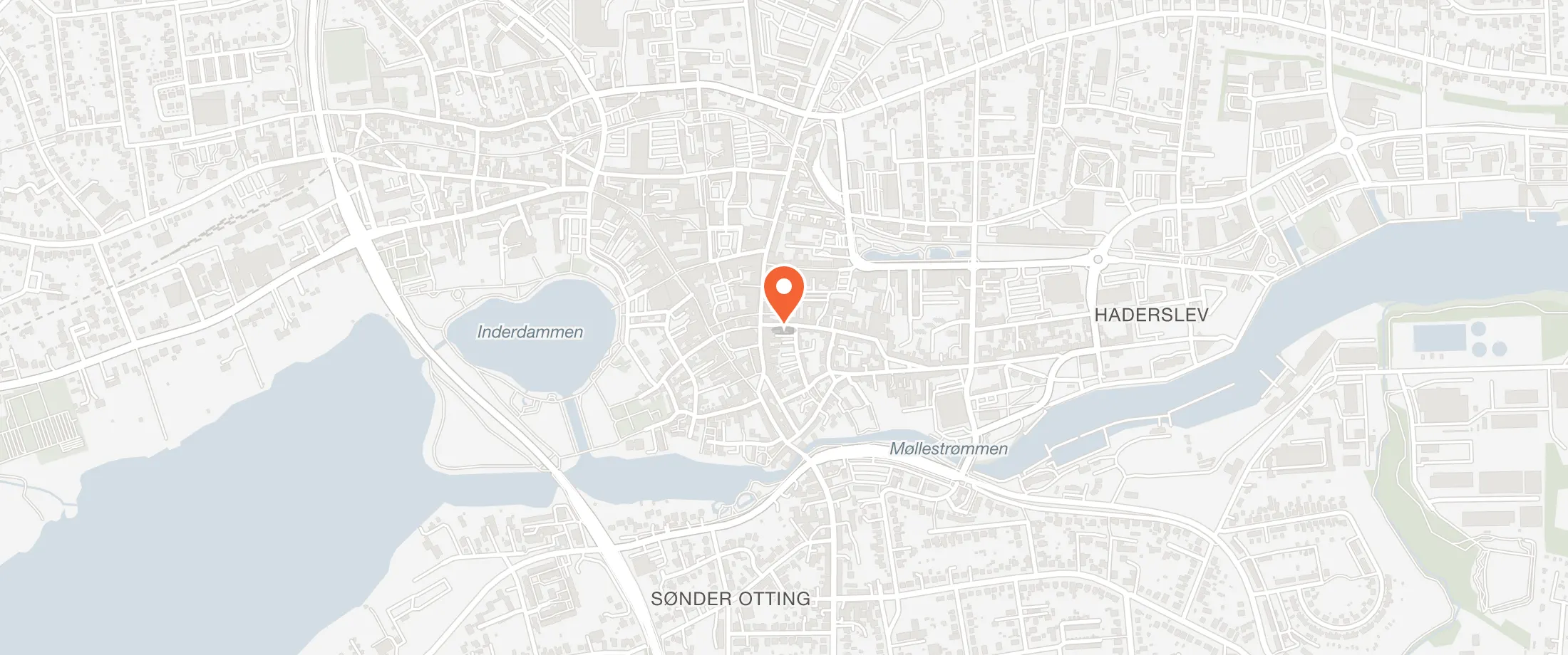 Kort over Den Blå Himmel, Slotsgade 4, 6000 Kolding