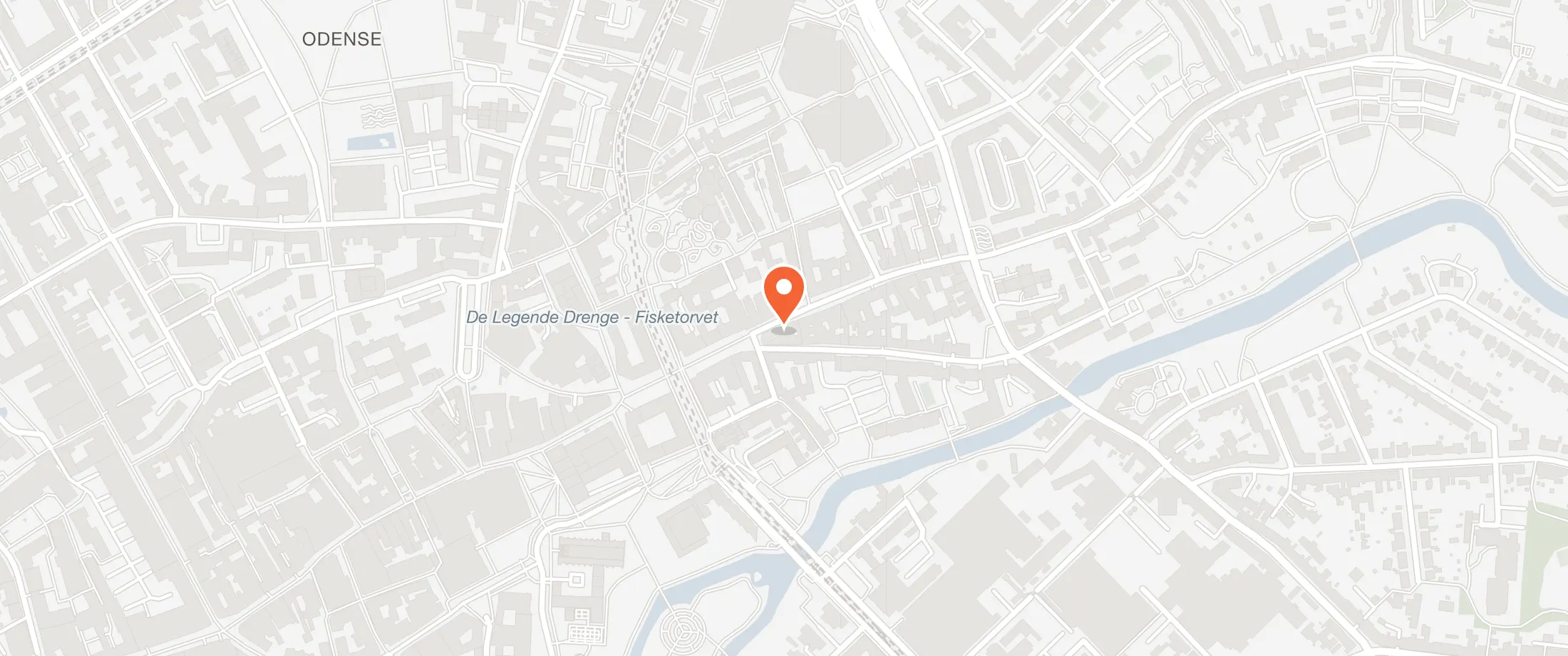 Kort over Den Gamle Kro, Overgade 23, 5000 Odense