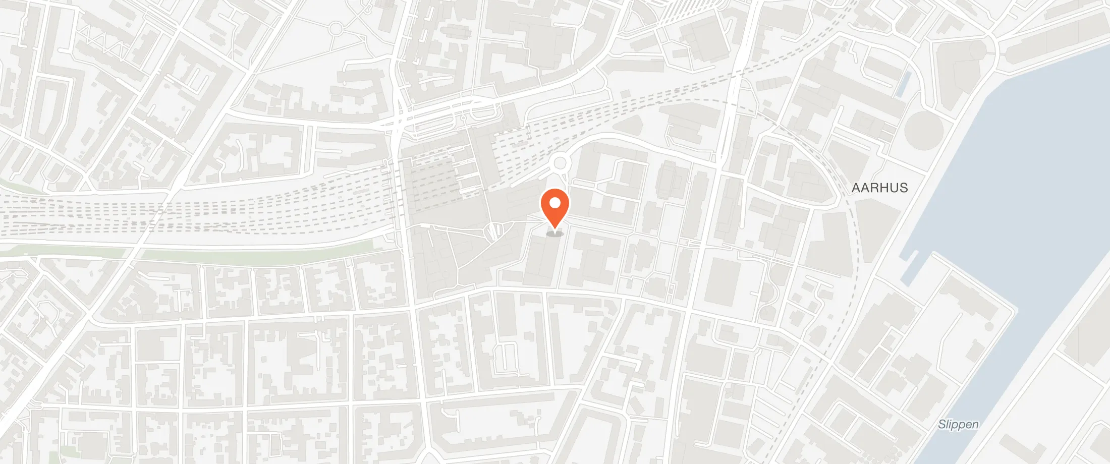 Kort over DGI Huset Aarhus, Værkmestergade 17, 8000 Aarhus