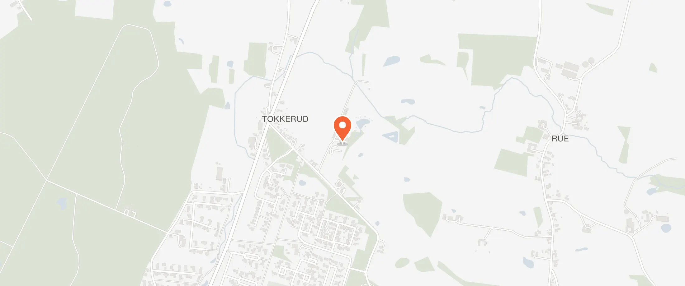 Kort over Ditlevsdal Bisonfarm, Tokkerodvej 24, 5462 Morud