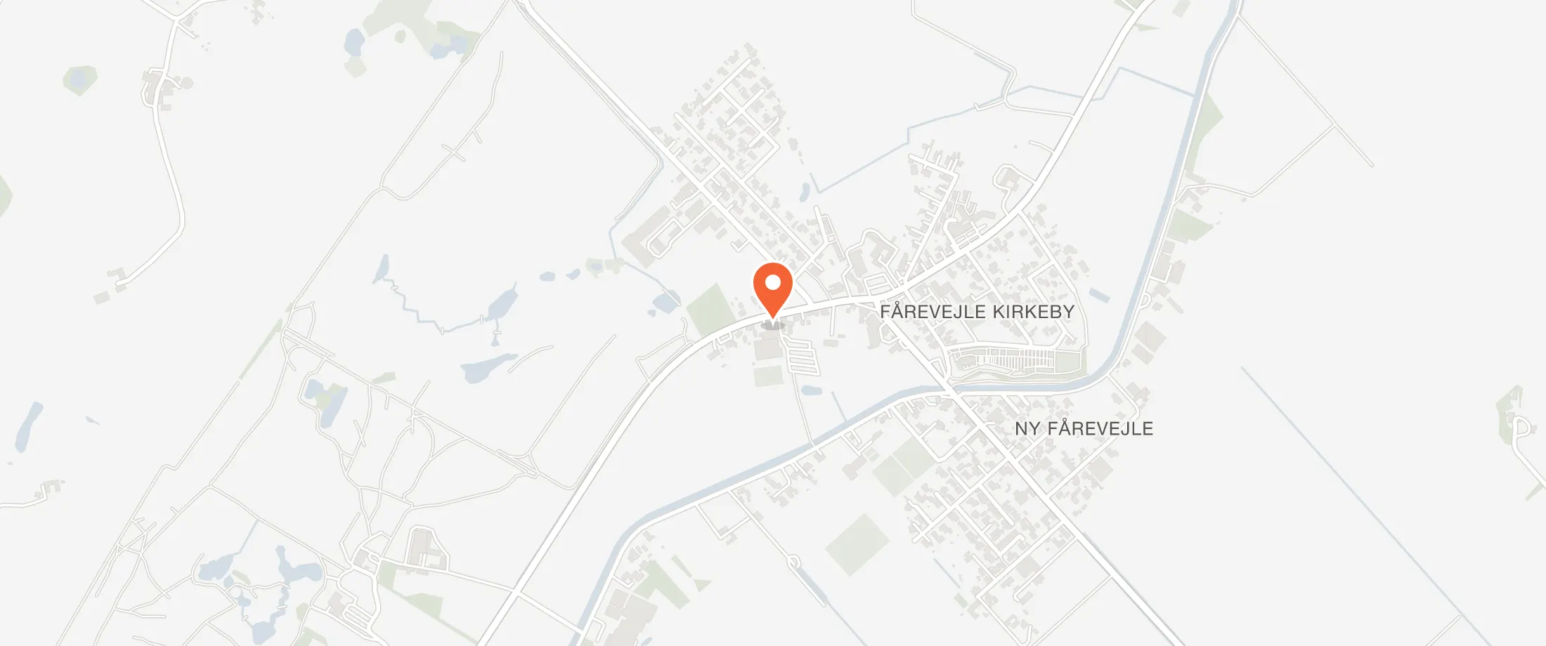 Kort over Fårevejle Forsamlingshus, Kalundborgvej 23, 4540 Fårevejle