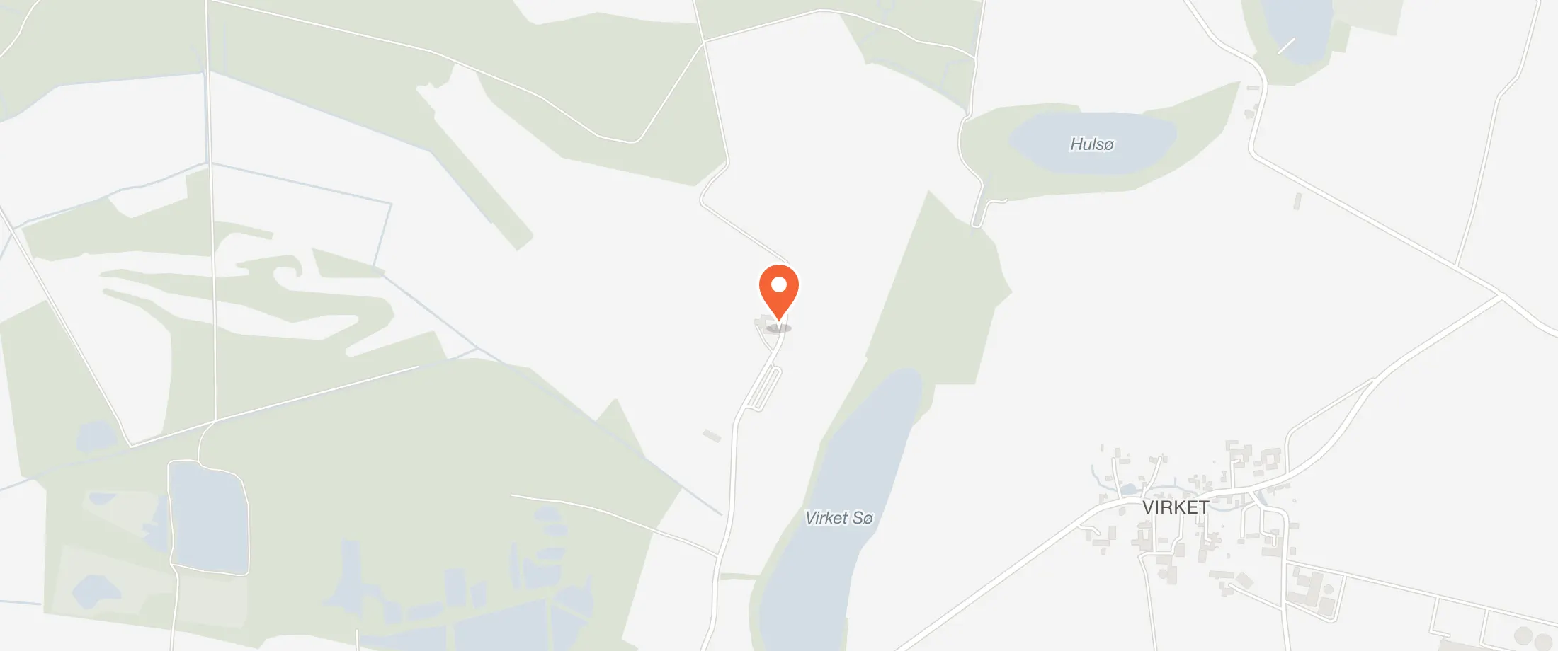 Kort over Falster Golfklub, Hesteomgangen, Virketvej 44, 4863 Eskilstrup