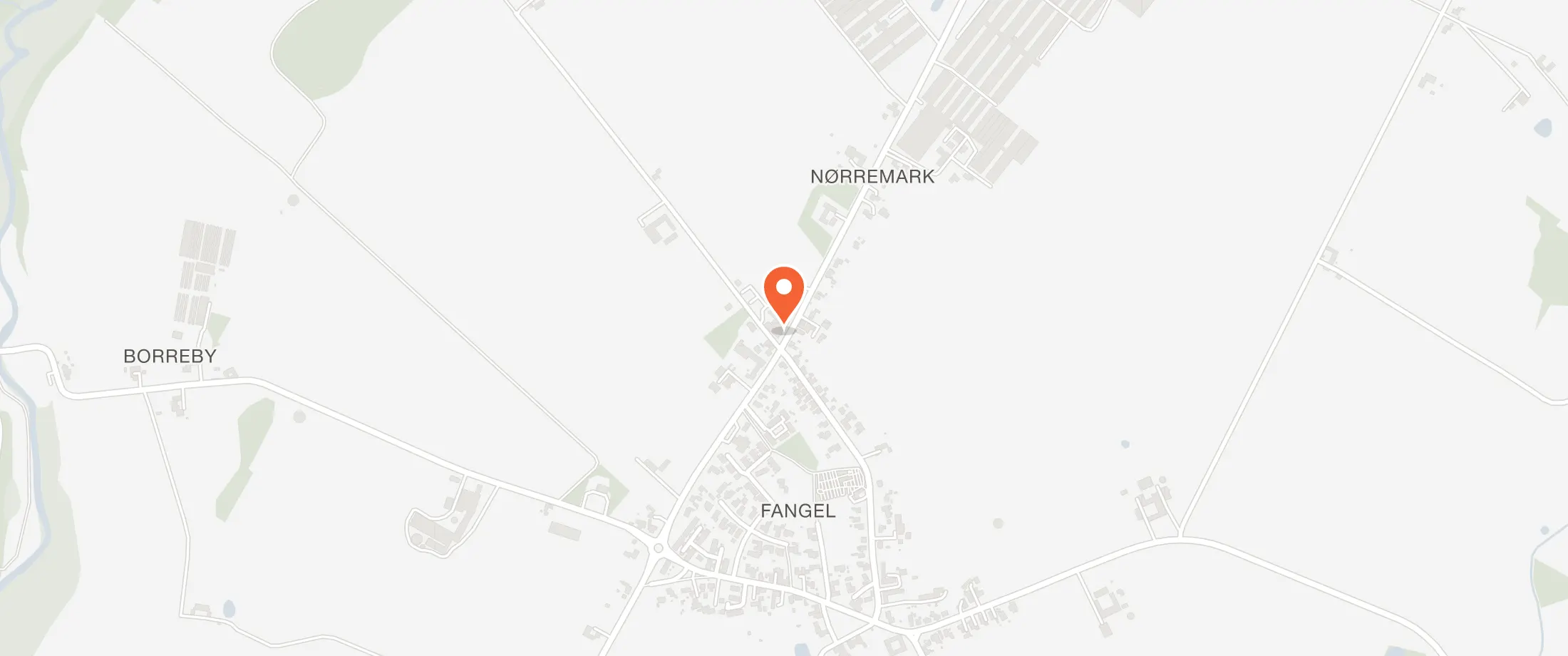 Kort over Fangel Kro & Hotel, Fangelvej 55, 5260 Fangel