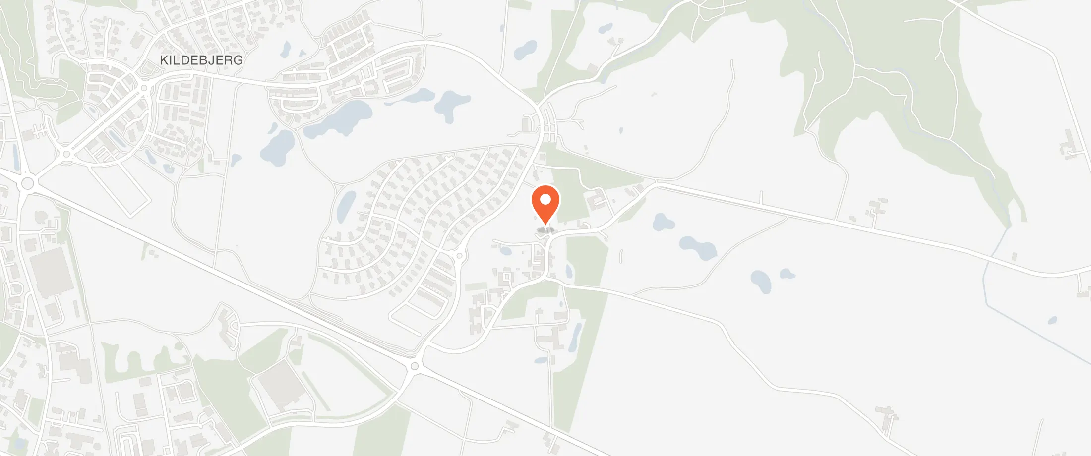 Kort over Firgårde Forsamlingshus, Hårbyvej 13, 8680 Firgårde