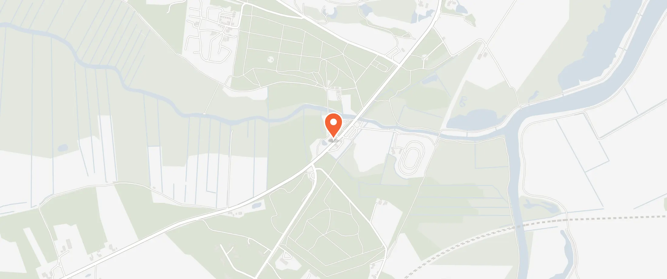 Kort over Fladbro Kro, Randersvej 75, 8920 Randers NV