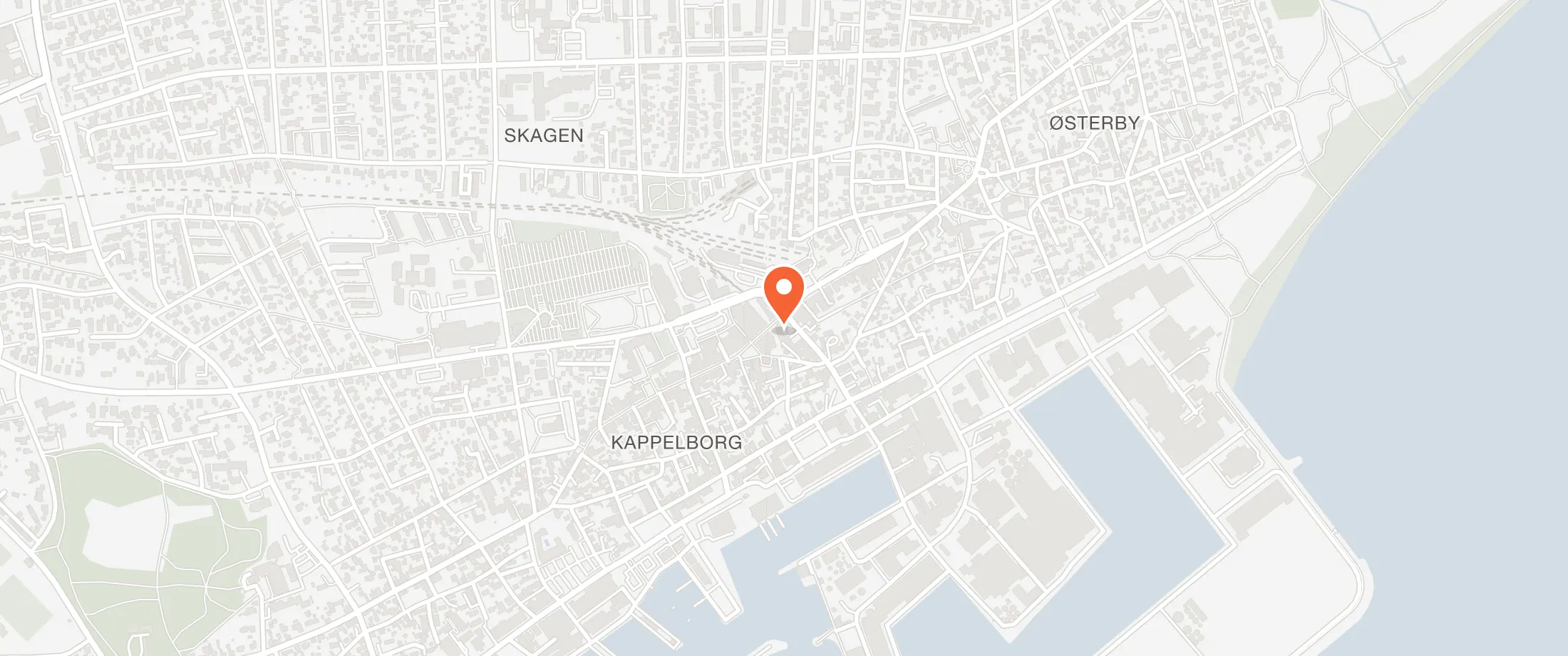 Kort over Foldens Hotel, Sct. Laurentii Vej 41, 9990 Skagen
