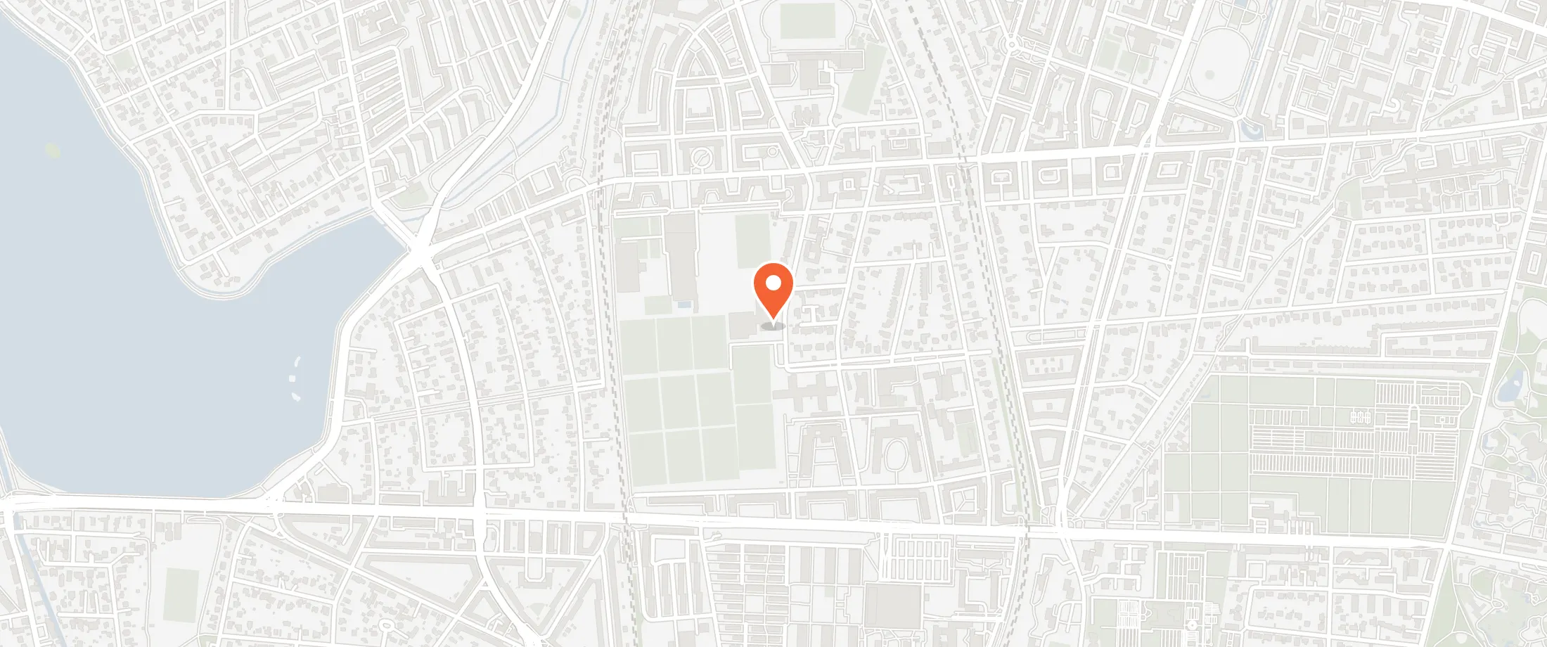 Kort over Frederiksberg Selskabslokaler, Jens Jessens Vej 20, 2000 Frederiksberg