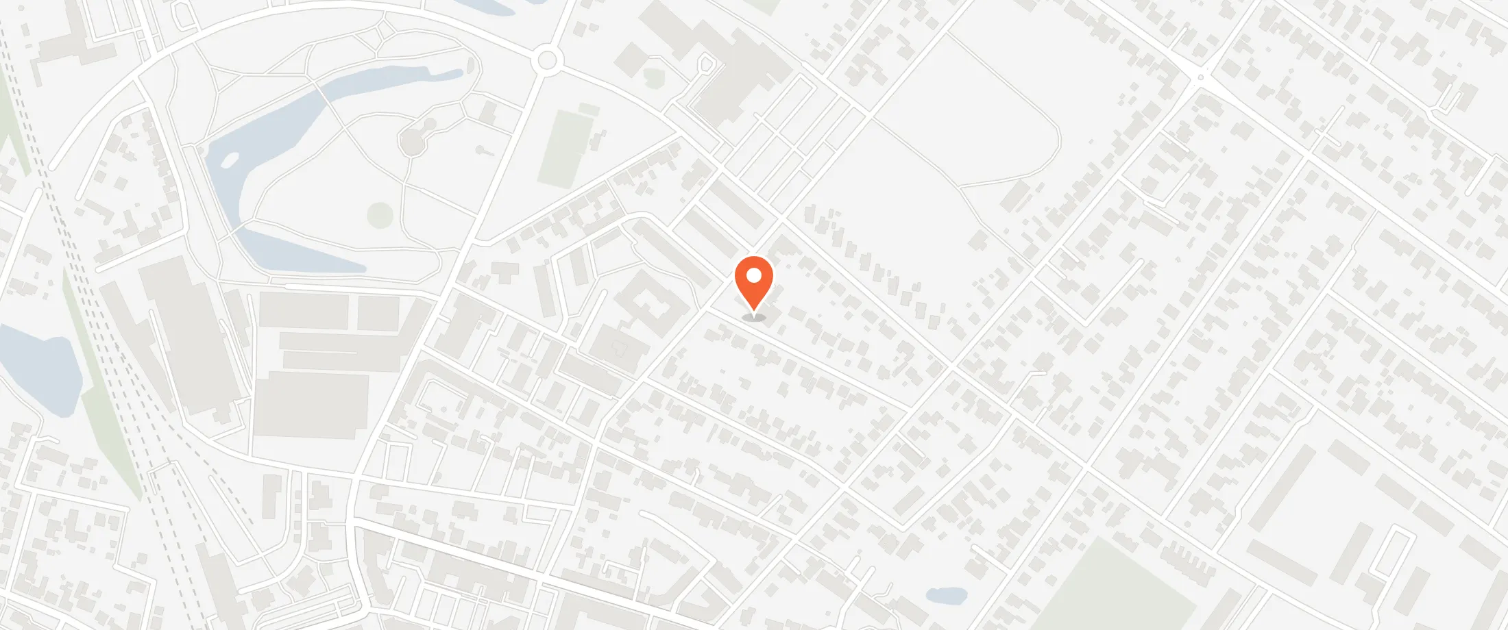 Kort over Frimurerhuset Brønderslev, Danmarksgade 1, 9700 Brønderslev
