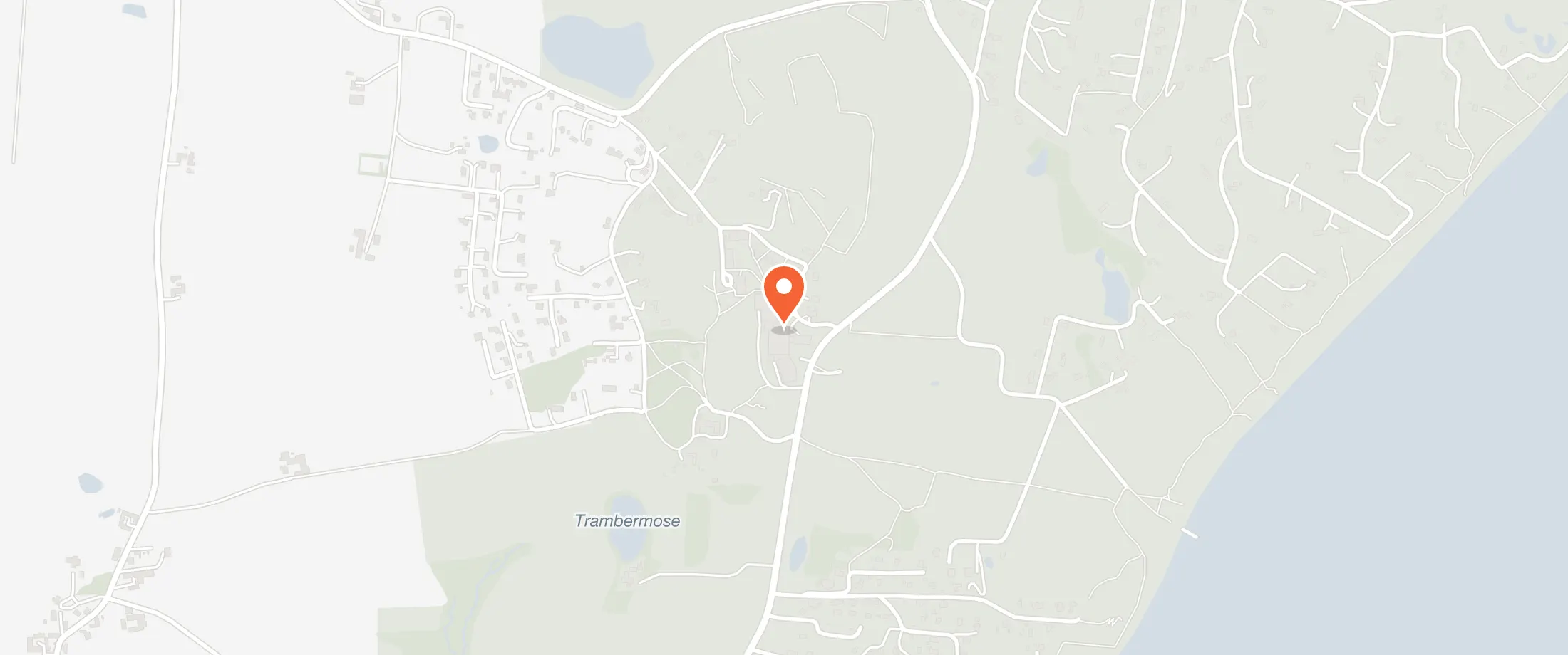Kort over Fuglsøcentret, Dragsmurvej 6, 8420 Knebel