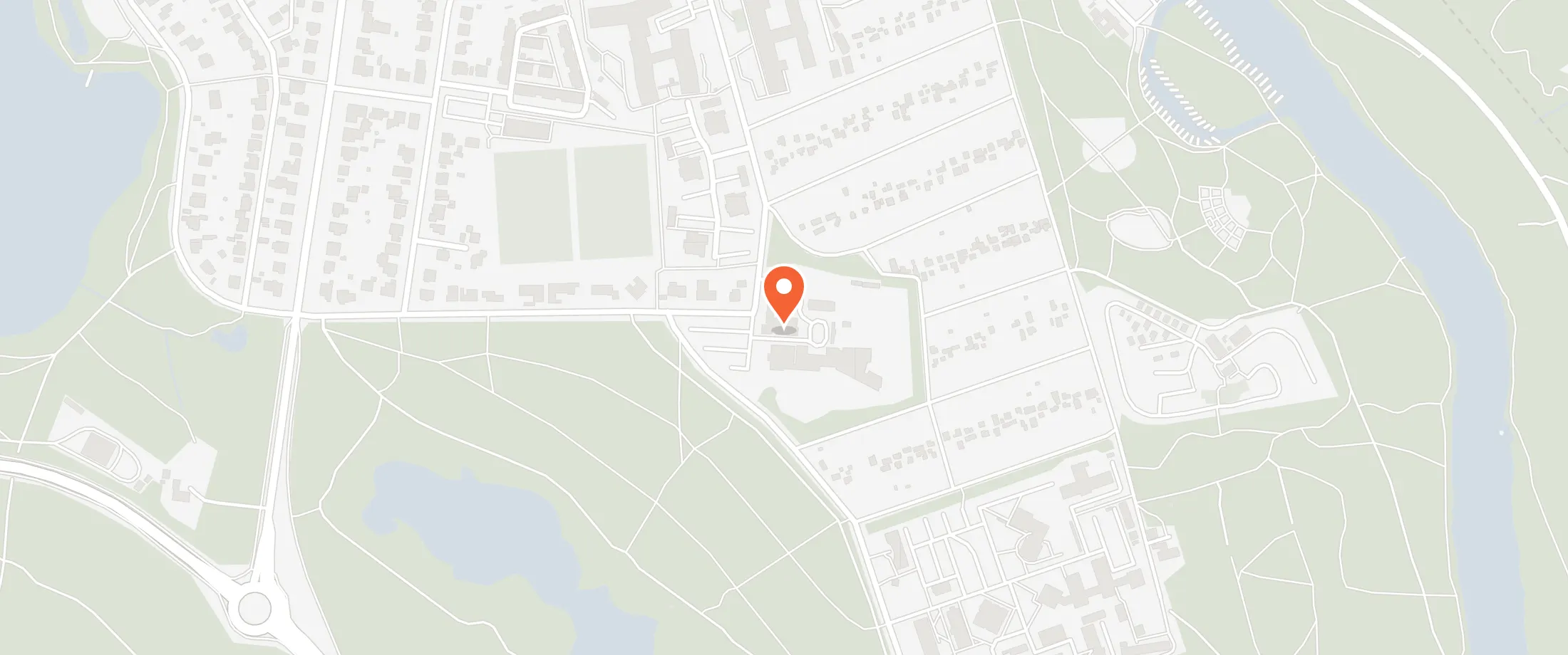 Kort over Gl. Skovridergaard, Marienlundsvej 36, 8600 Silkeborg