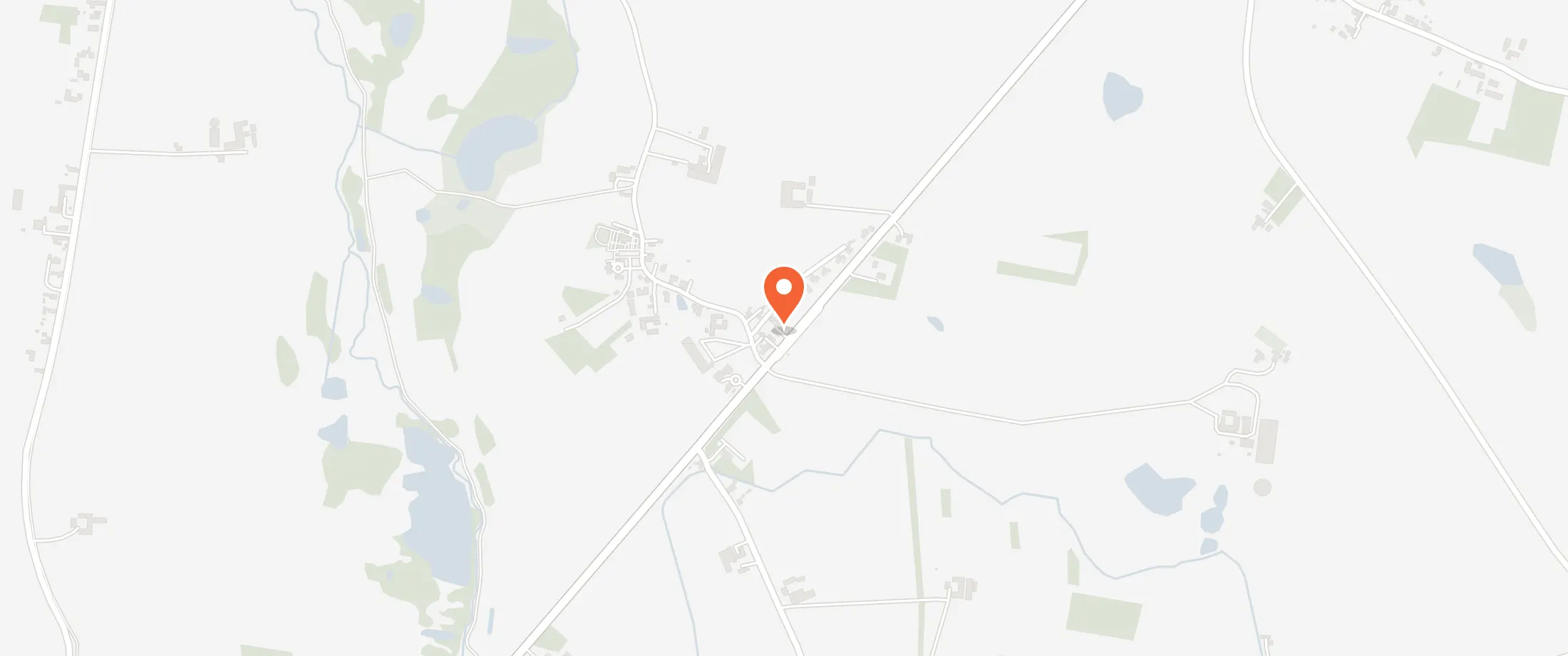 Kort over Gørløse Forsamlingshus, Hovedvejen 28, 3330 Gørløse