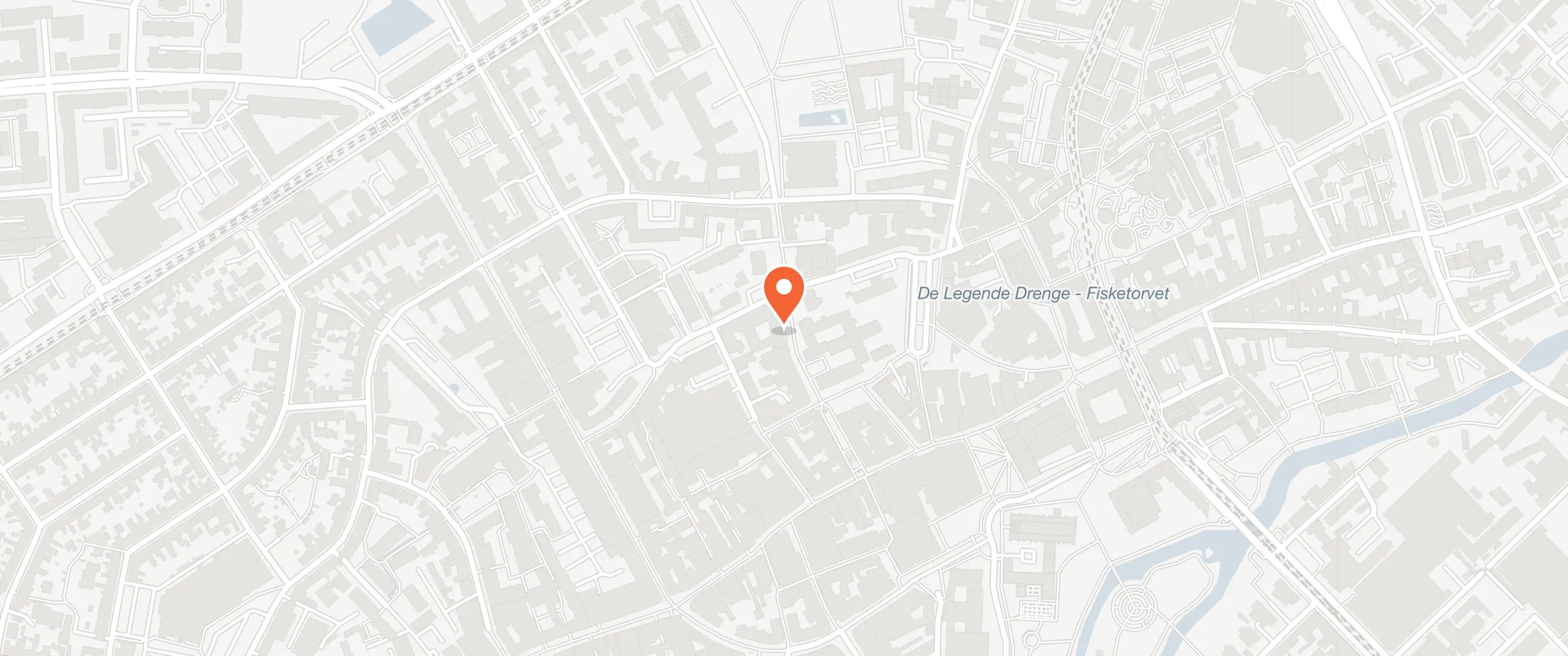 Kort over Grand Hotel Odense, Jernbanegade 18, 5000 Odense