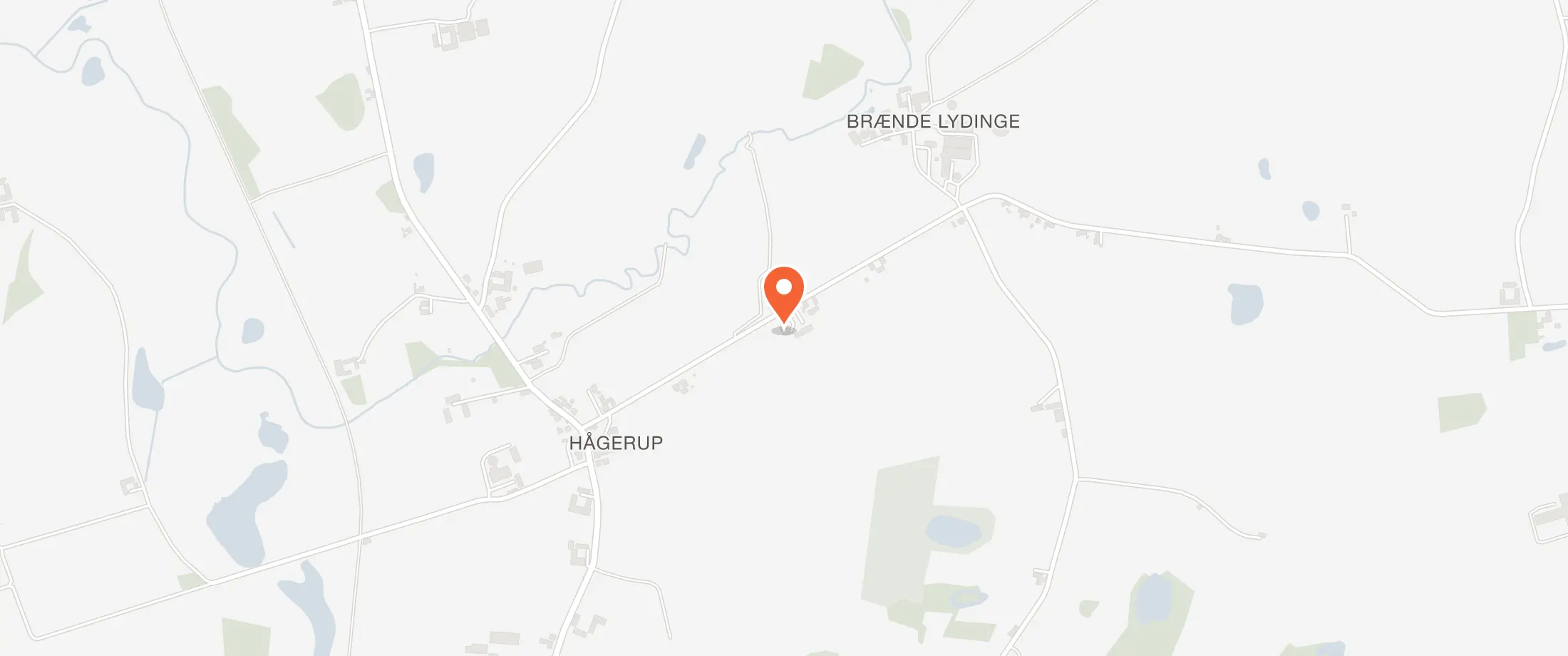 Kort over Haagerup Forsamlingshus, Ludvigsmindevej 12, 5600 Haagerup