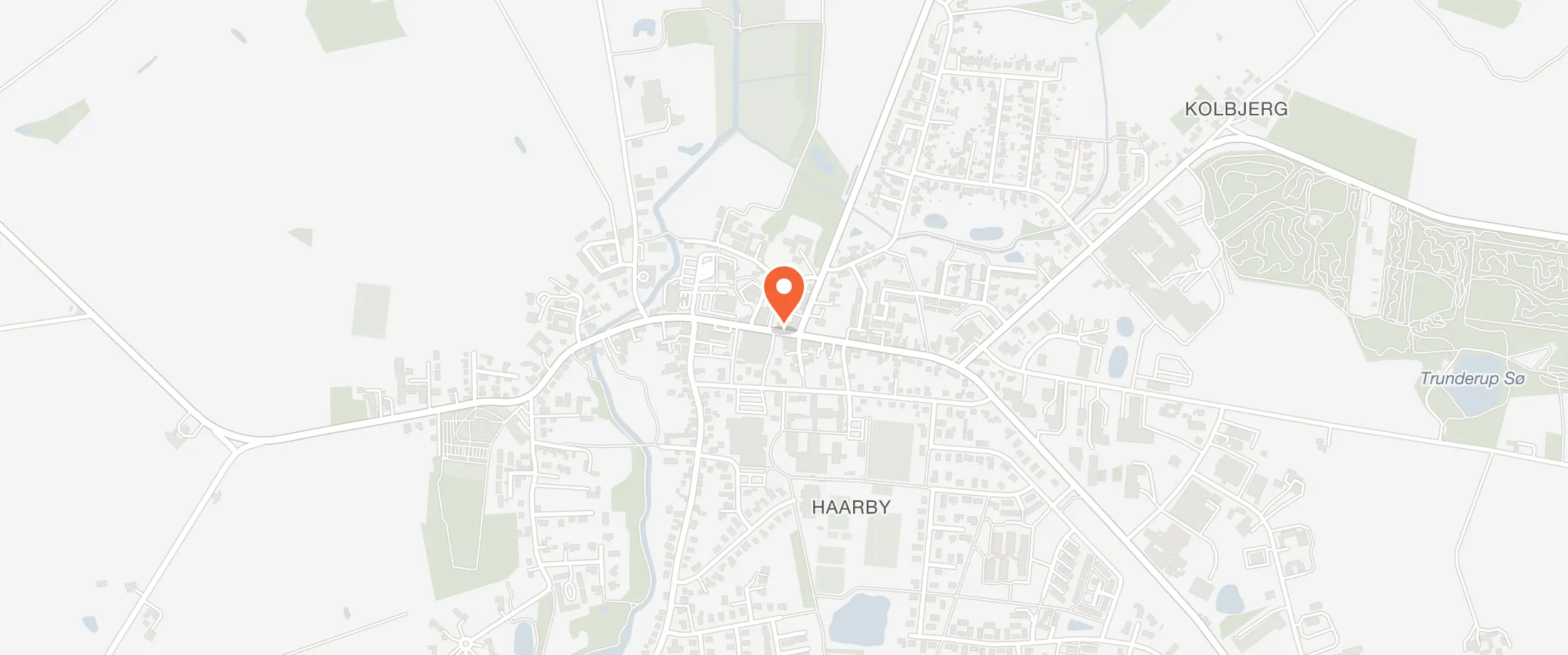 Kort over Haarby Kro, Algade 24, 5683 Haarby