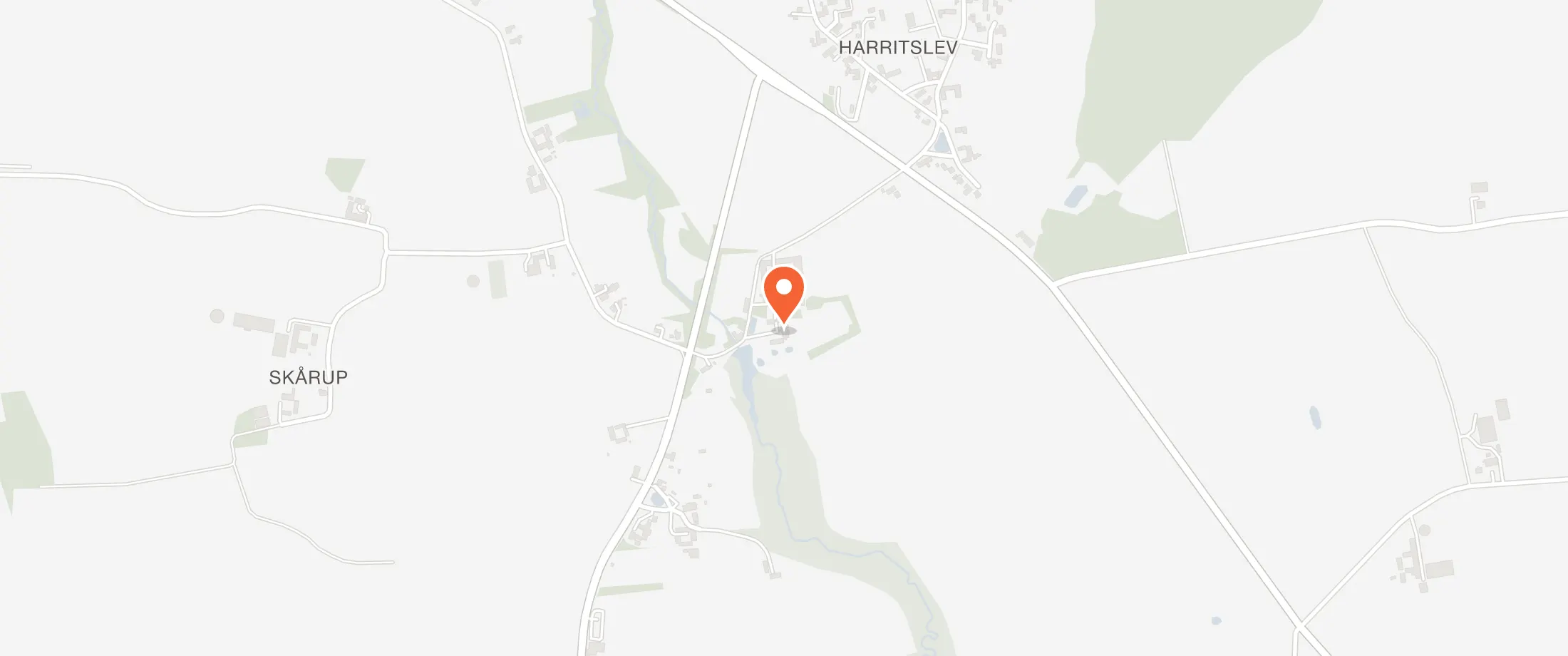 Kort over Harridslevgaard Slot, Assensvej 3, 5400 Bogense