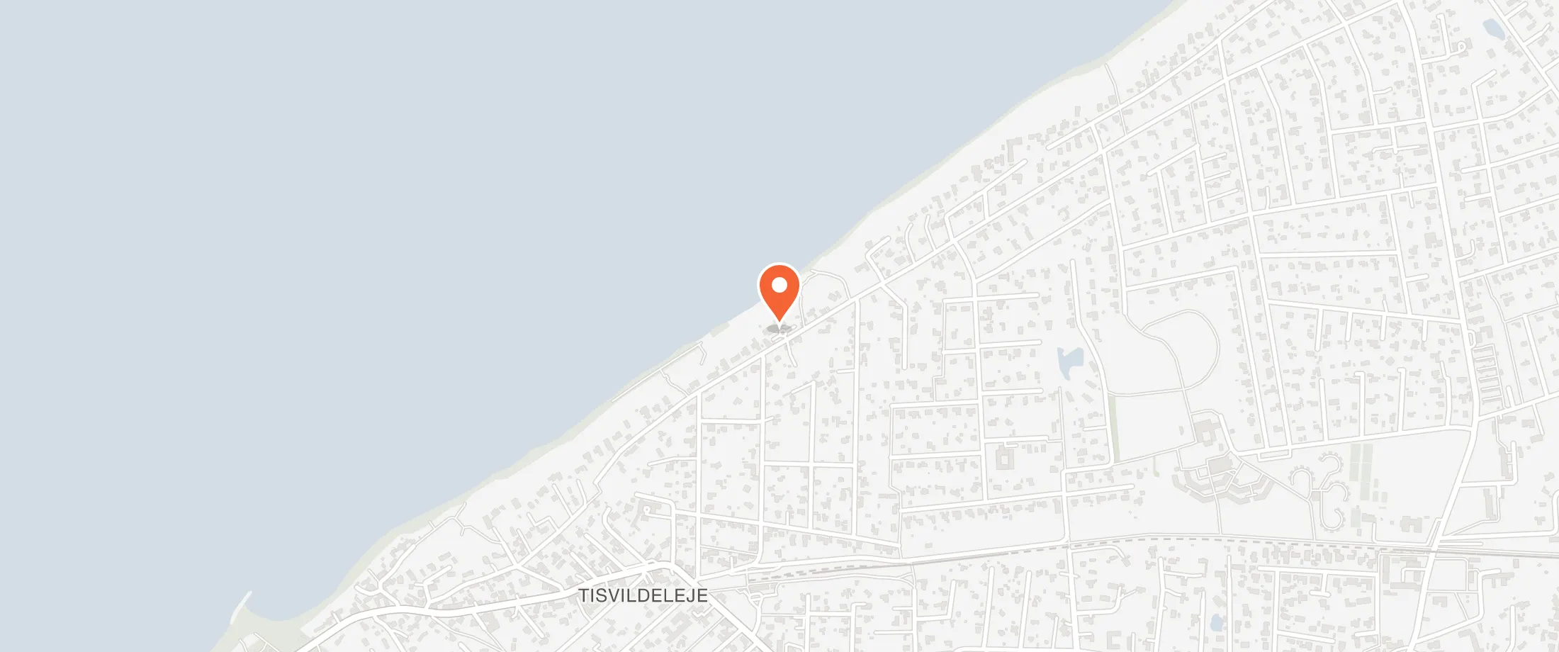 Kort over Helenekilde Badehotel, Strandvejen 25, 3220 Tisvildeleje