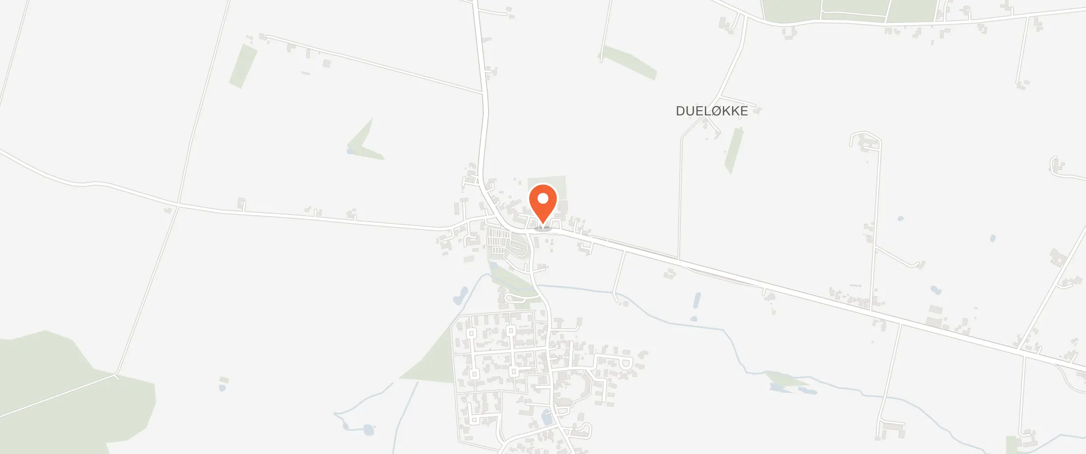 Kort over Herrested Forsamlingshus, Odensevej 100, 5853 Herrested
