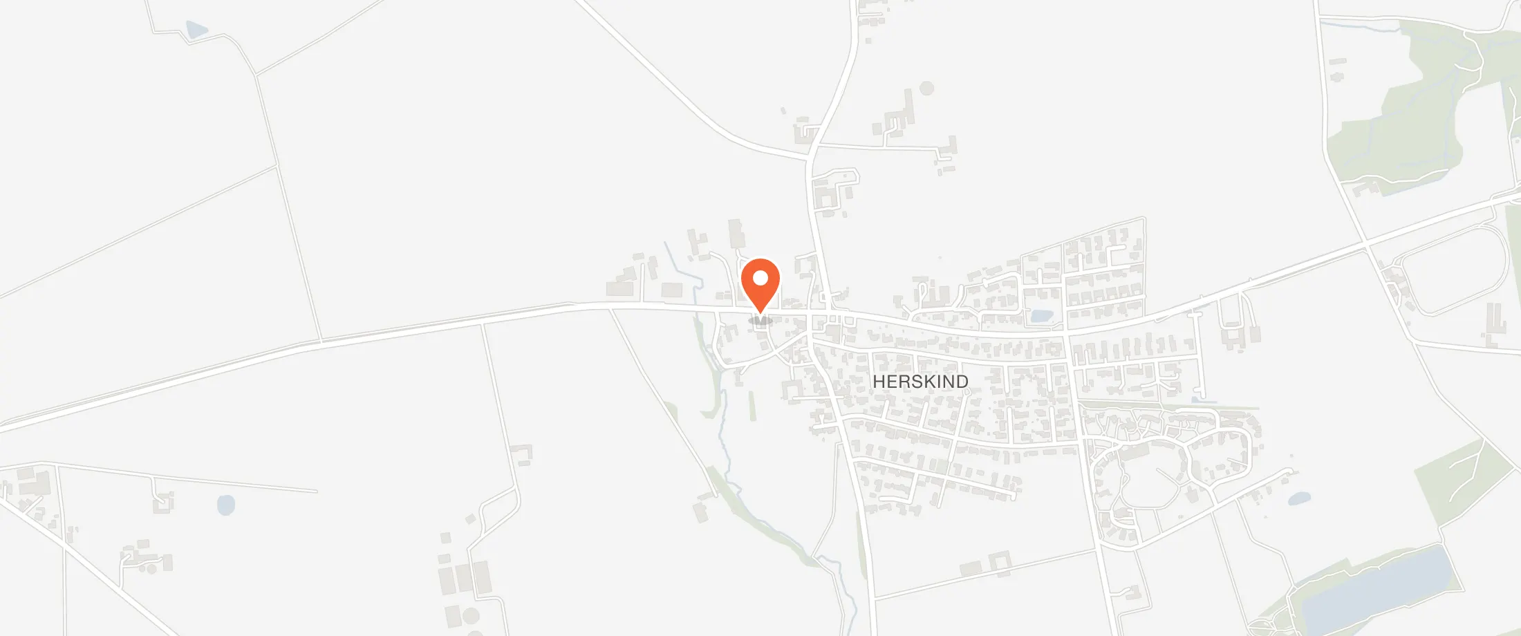 Kort over Herskind Forsamlingshus, Langelinie 56, 8464 Herskind