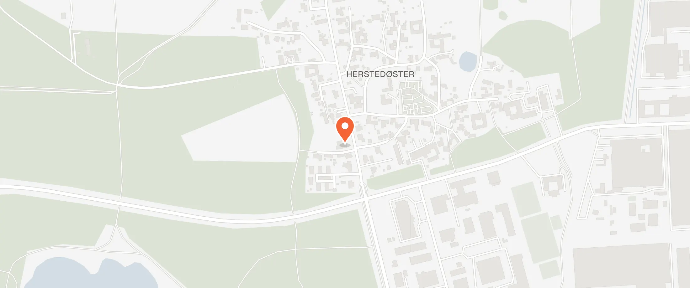 Kort over Herstedøster Forsamlingshus, Herstedøstervej 45, 2620 Albertslund