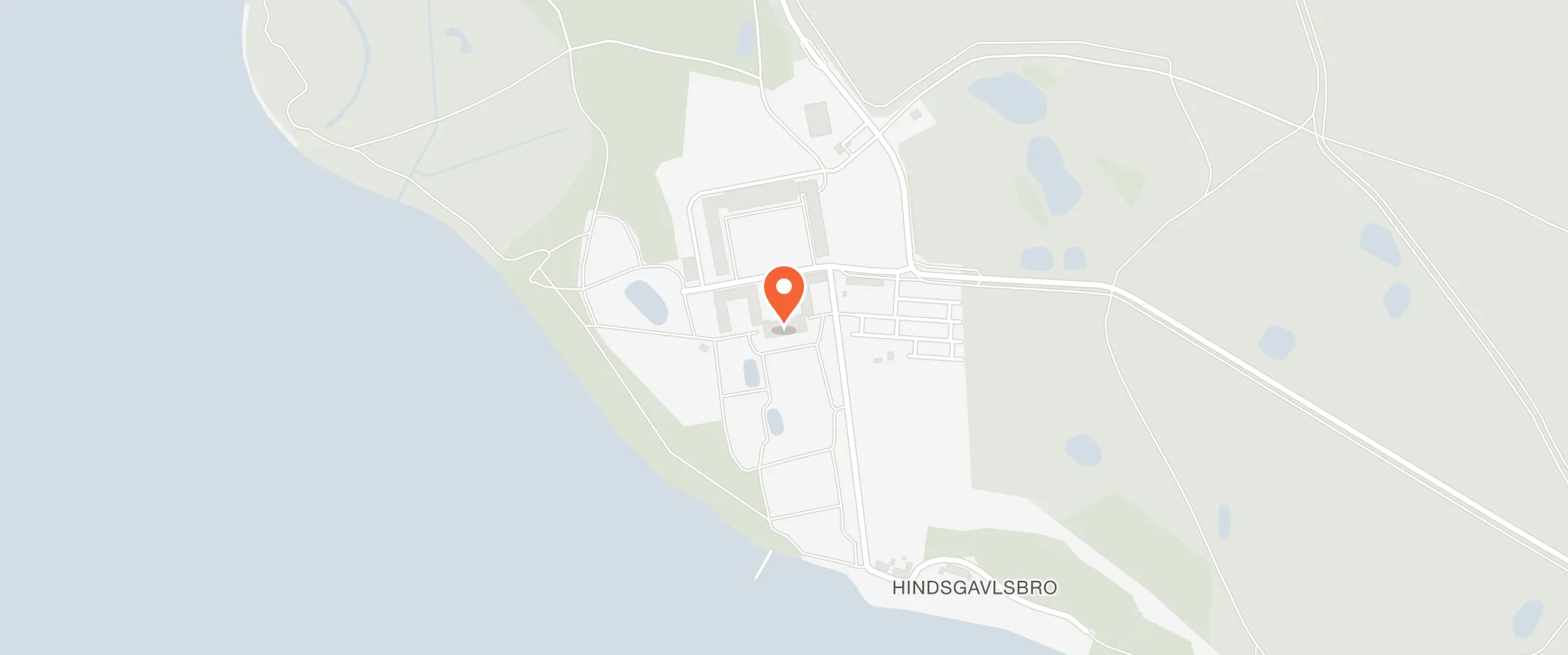 Kort over Hindsgavl Slot, Hindsgavl Allé 7, 5500 Middelfart