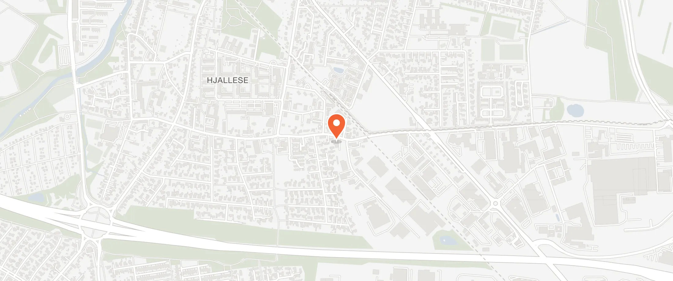 Kort over Hjallese Forsamlingshus, Hjallesegade 31, 5260 Hjallese