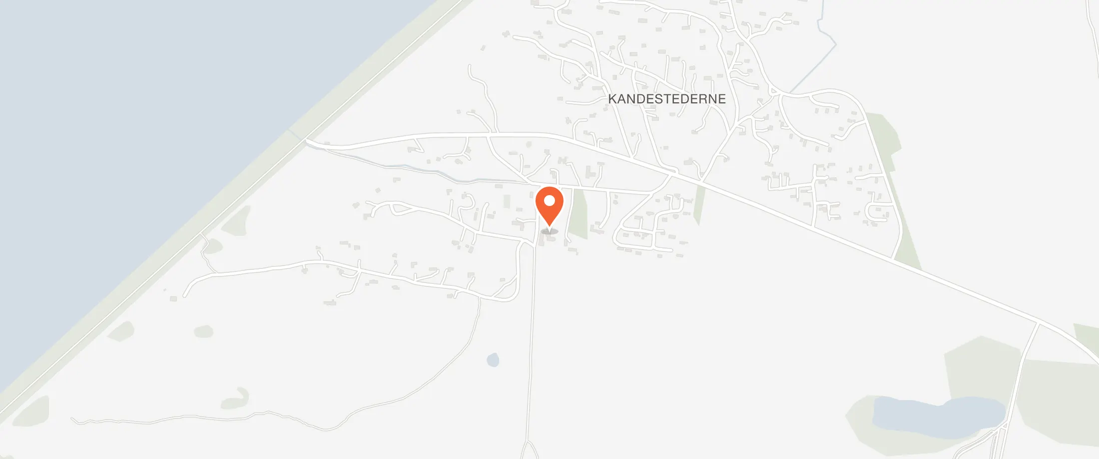 Kort over HJORTHs Badehotel, Kandebakkevej 17, 9990 Skagen