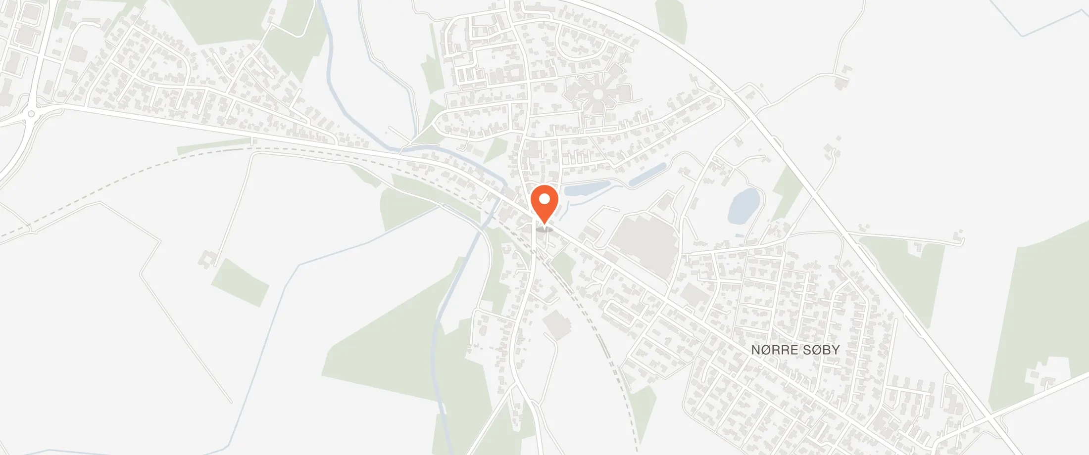 Kort over Højslev Kro, Viborgvej 220, 7840 Højslev