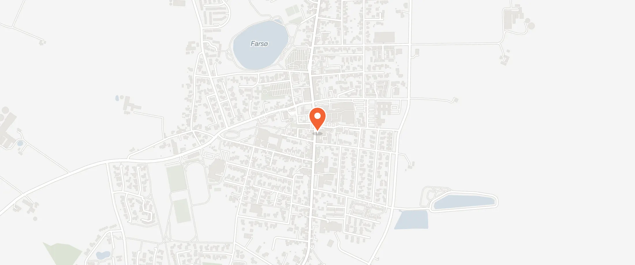 Kort over Hotel Farsø, Søndergade 11, 9640 Farsø