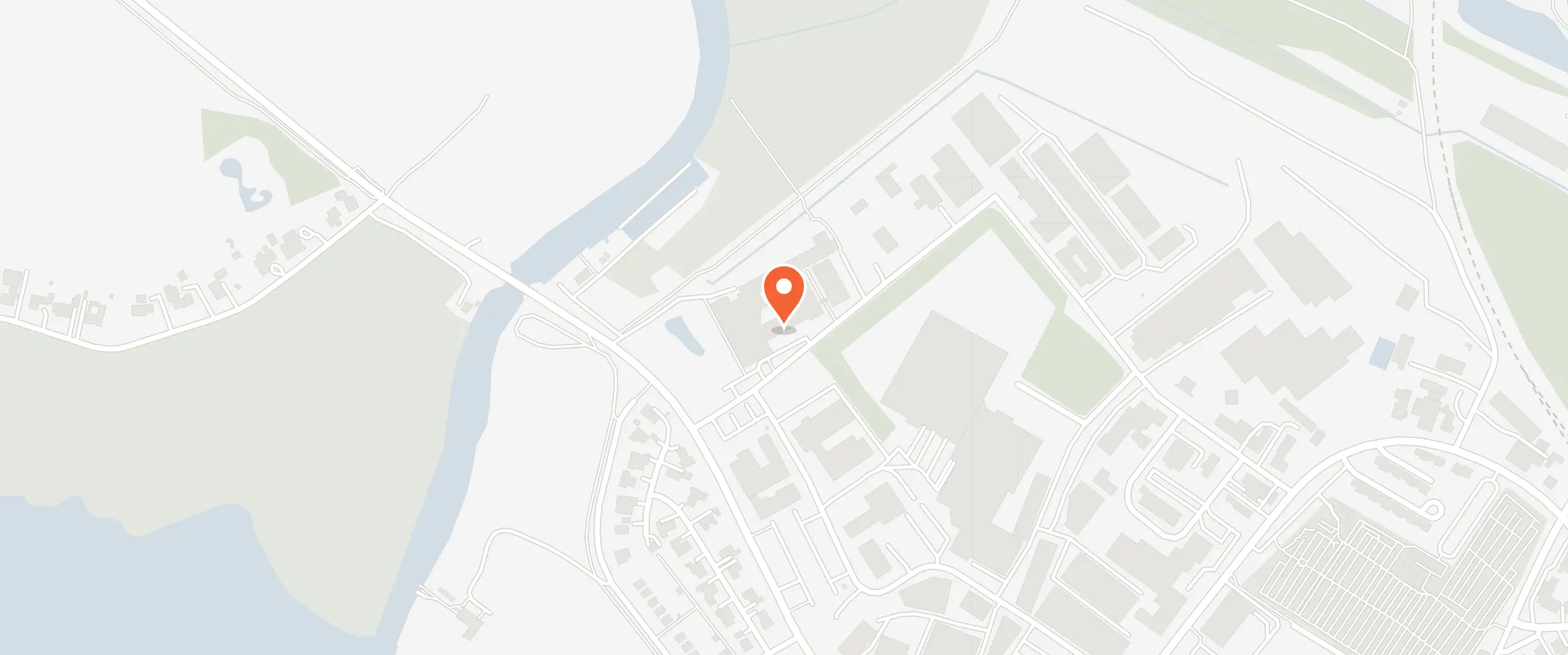 Kort over Hotel Fjordgaarden, Vester Kær 28, 6950 Ringkøbing